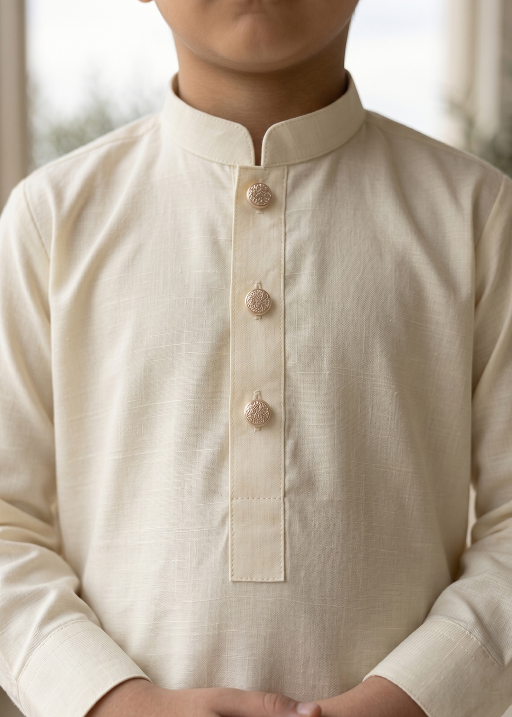 Cream White Kurta Trouser Kt 001