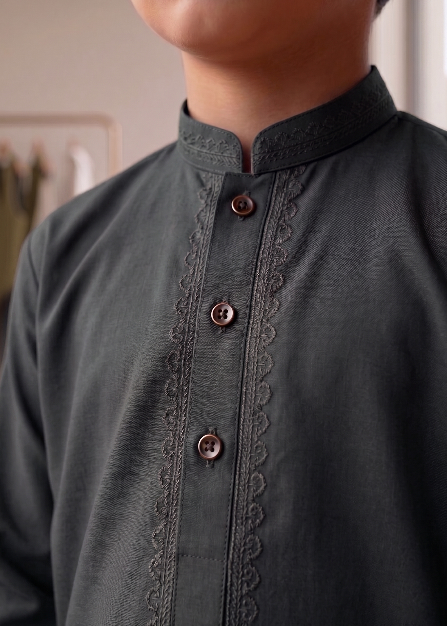 Dark Grey Kurta Trouser Kt 011