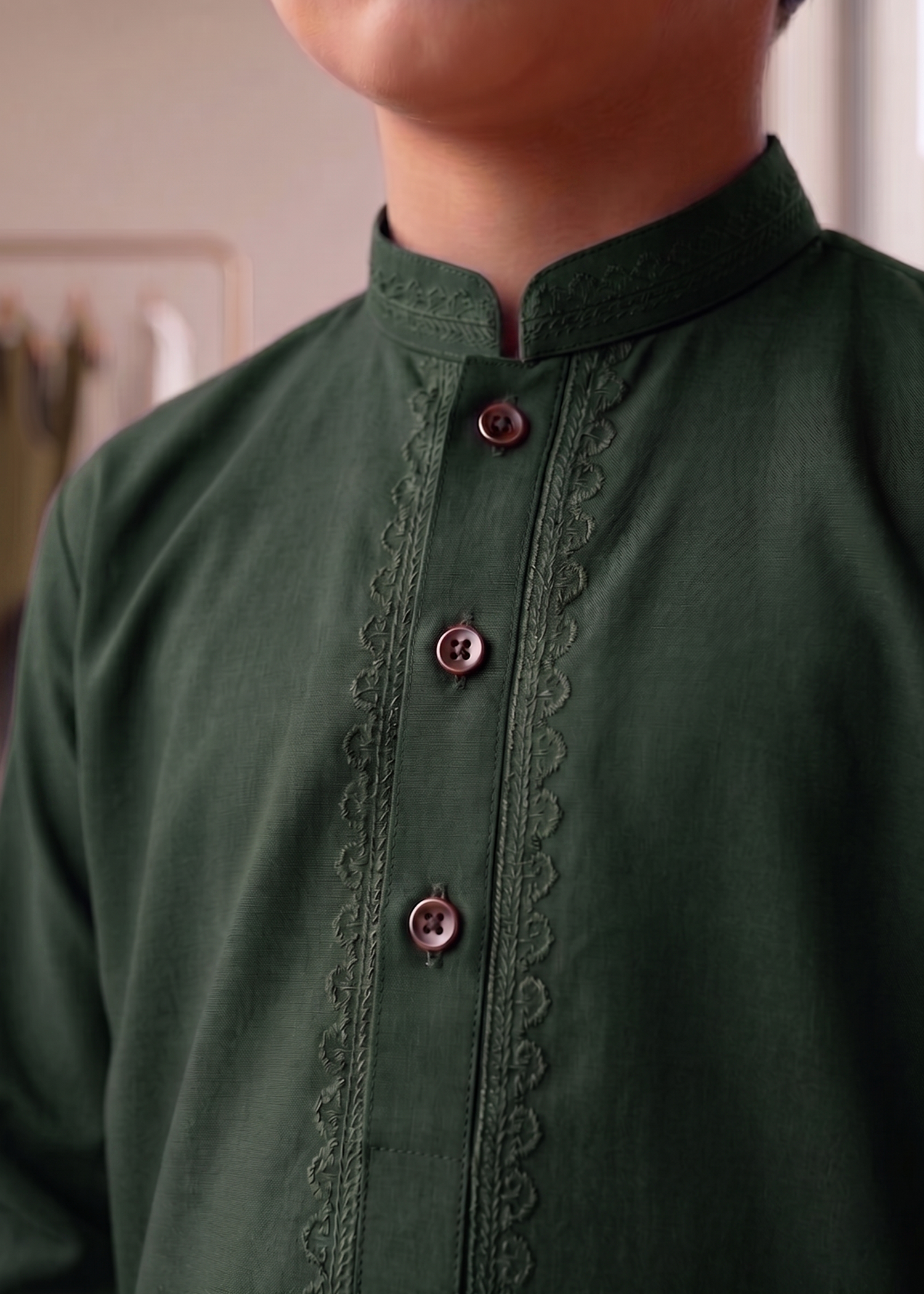 Dark Green Kurta Trouser Kt 014