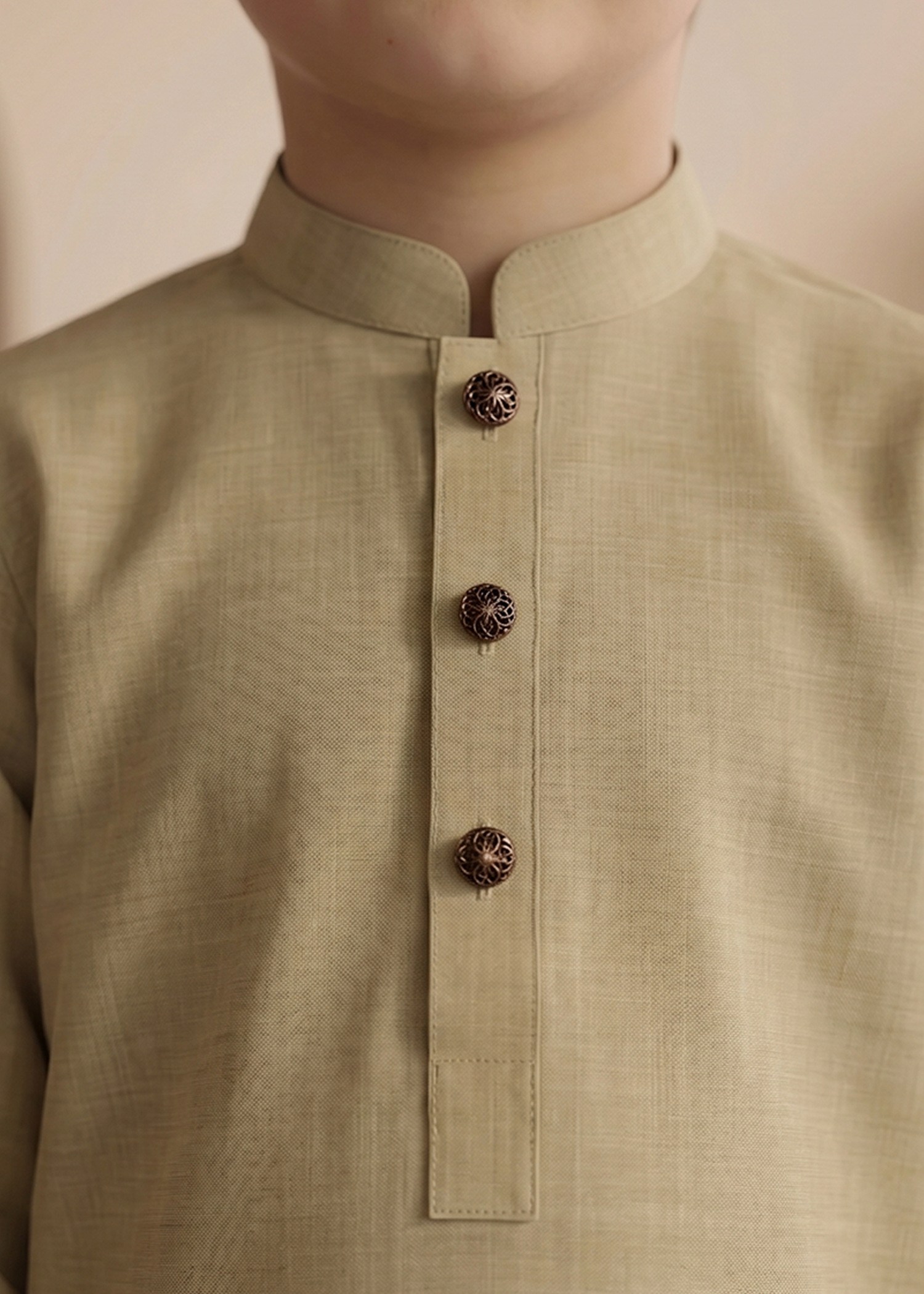 Beige Kurta Trouser Kt 009