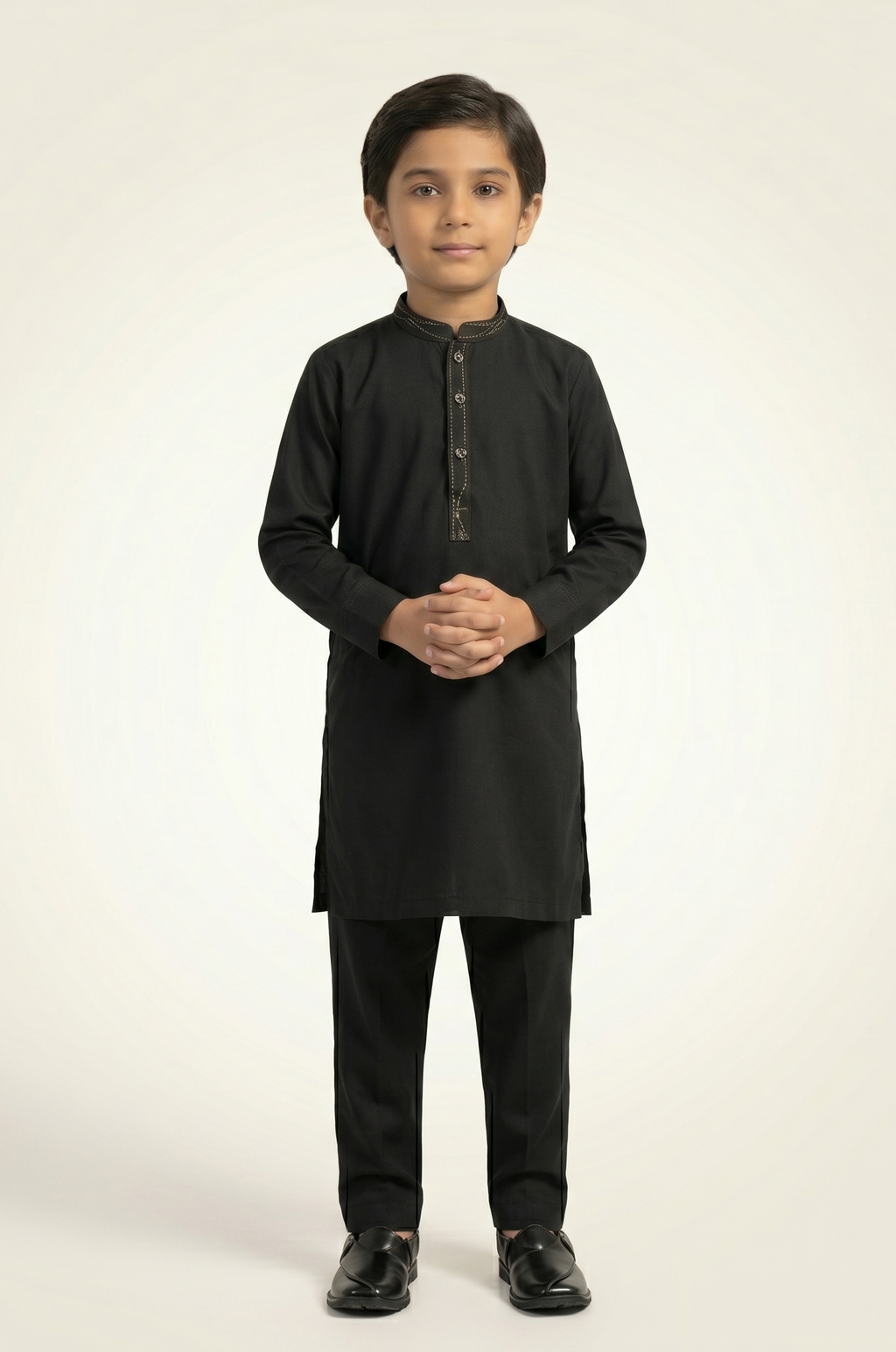 Carbon Black Kurta Trouser D-004