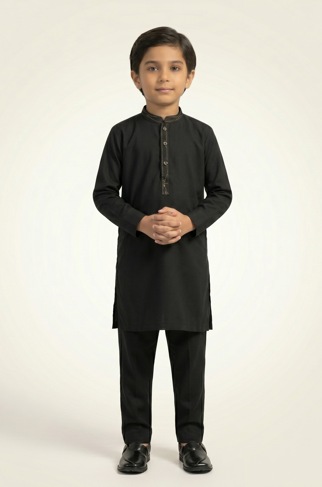 Carbon Black Kurta Trouser D-004