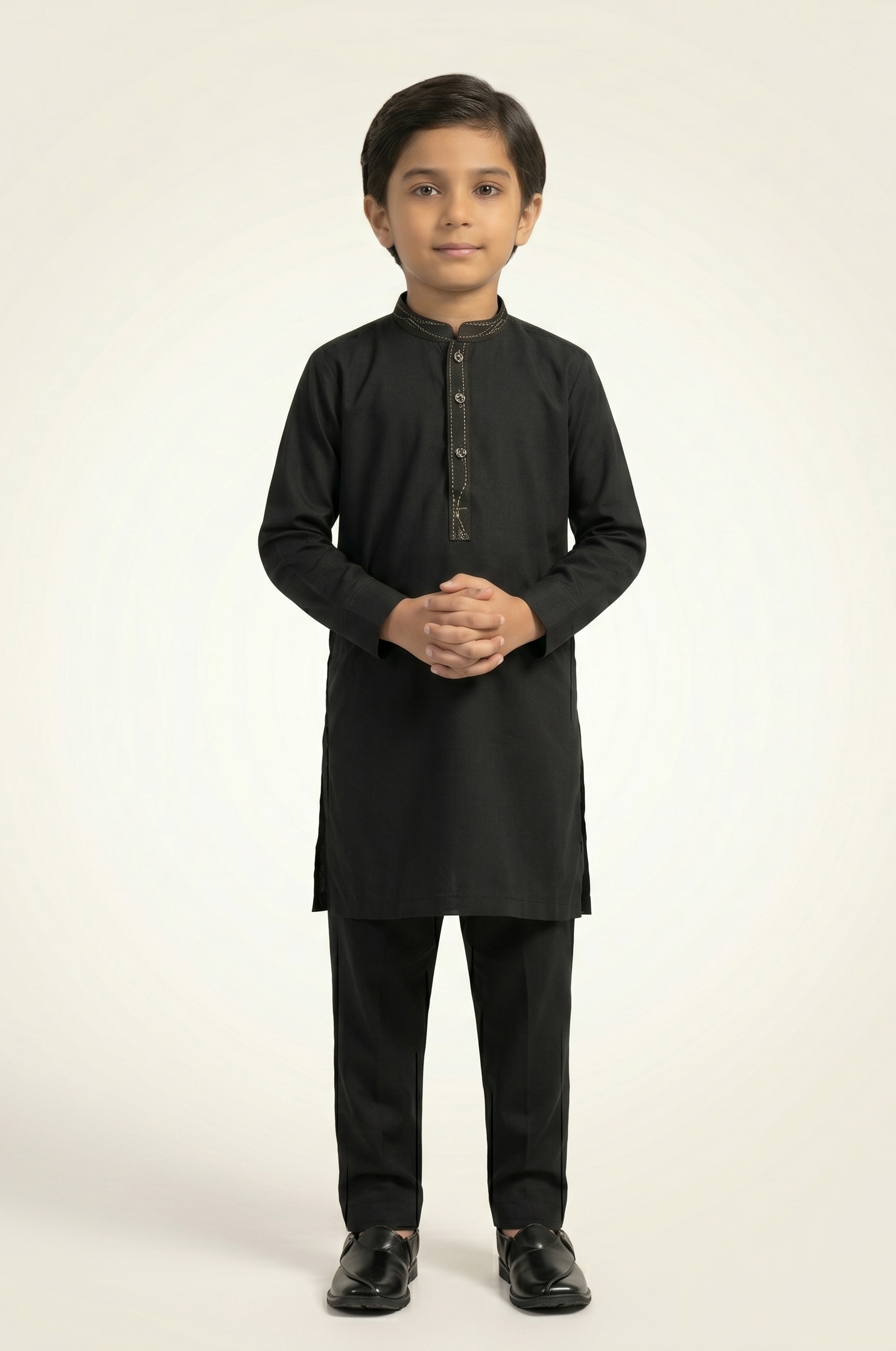 Carbon Black Kurta Trouser D-004