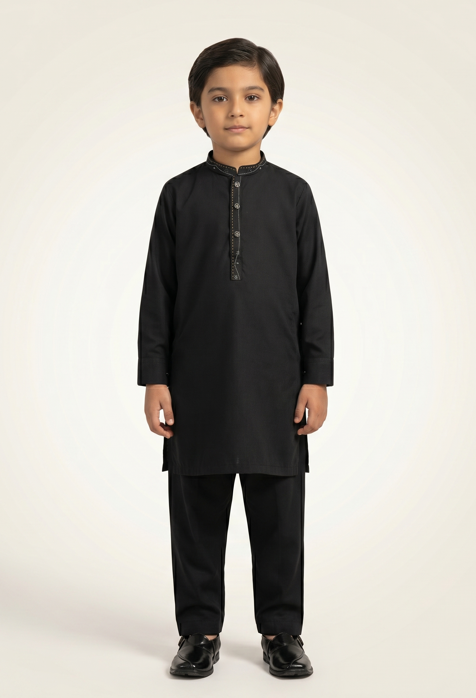 Carbon Black Kurta Trouser D-004