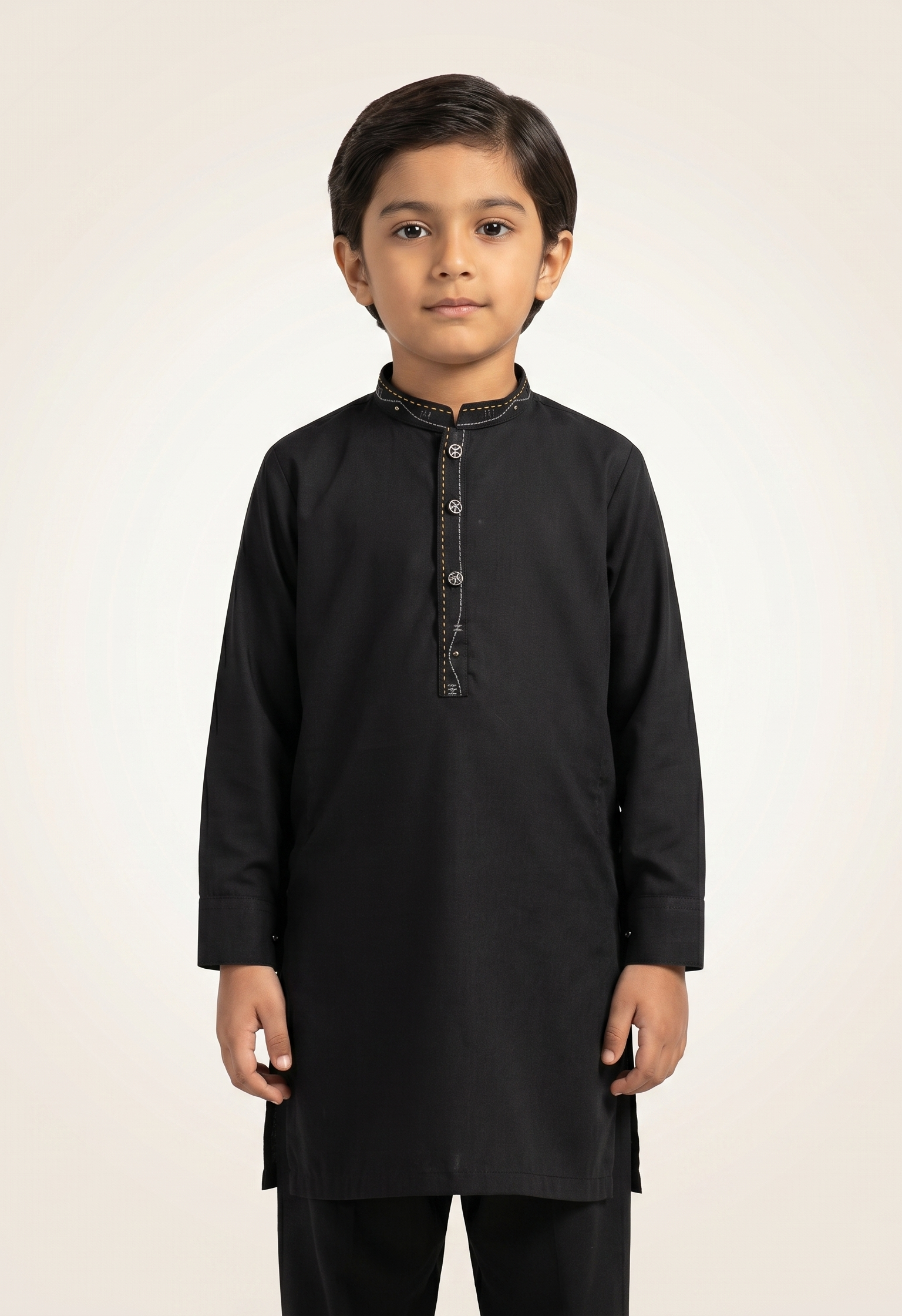 Carbon Black Kurta Trouser D-004
