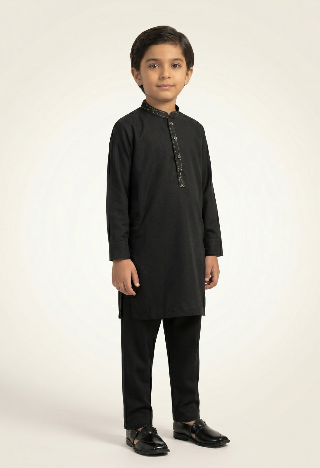 Carbon Black Kurta Trouser D-004