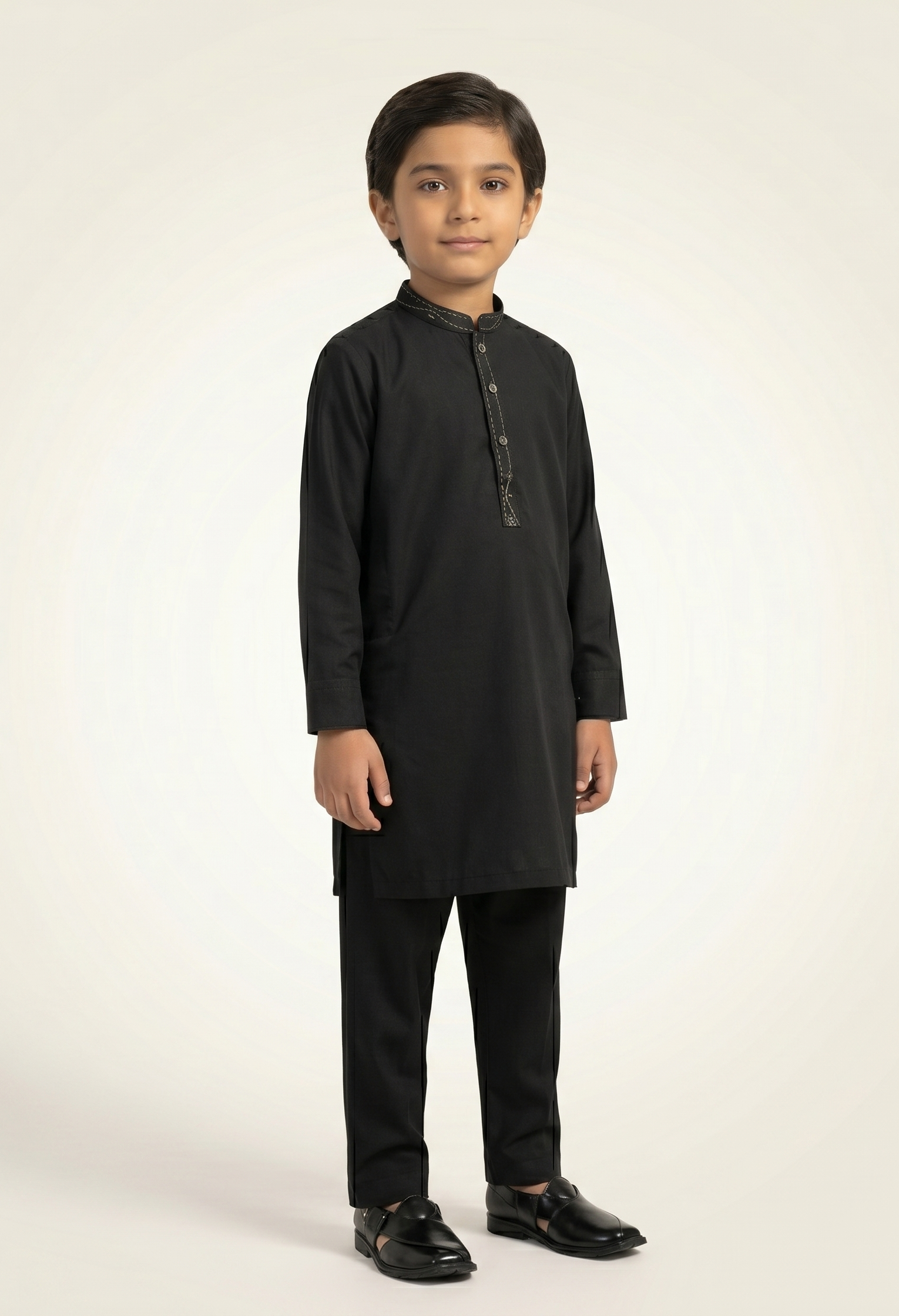 Carbon Black Kurta Trouser D-004