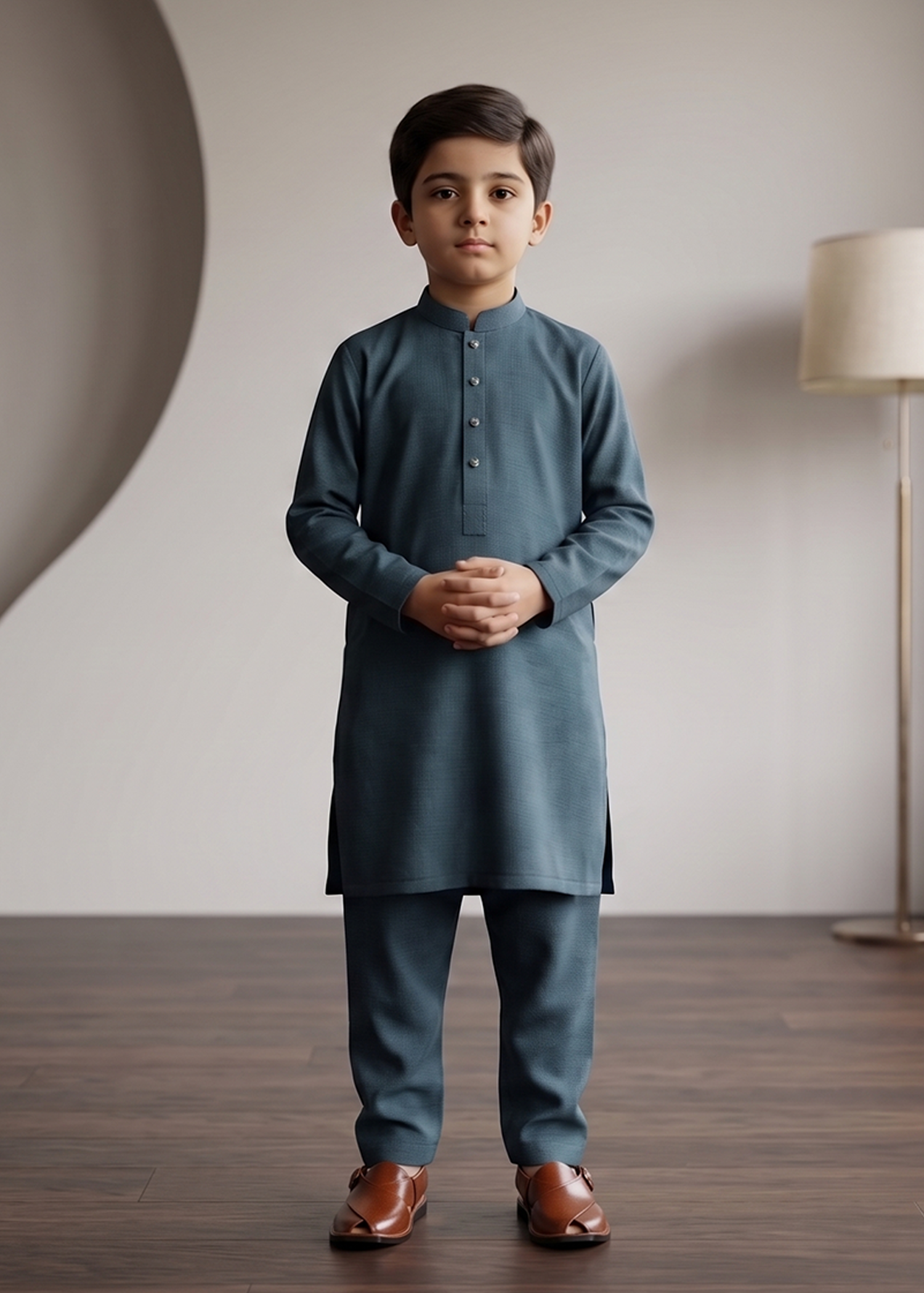 Teal Green Kurta Trouser Kt 006
