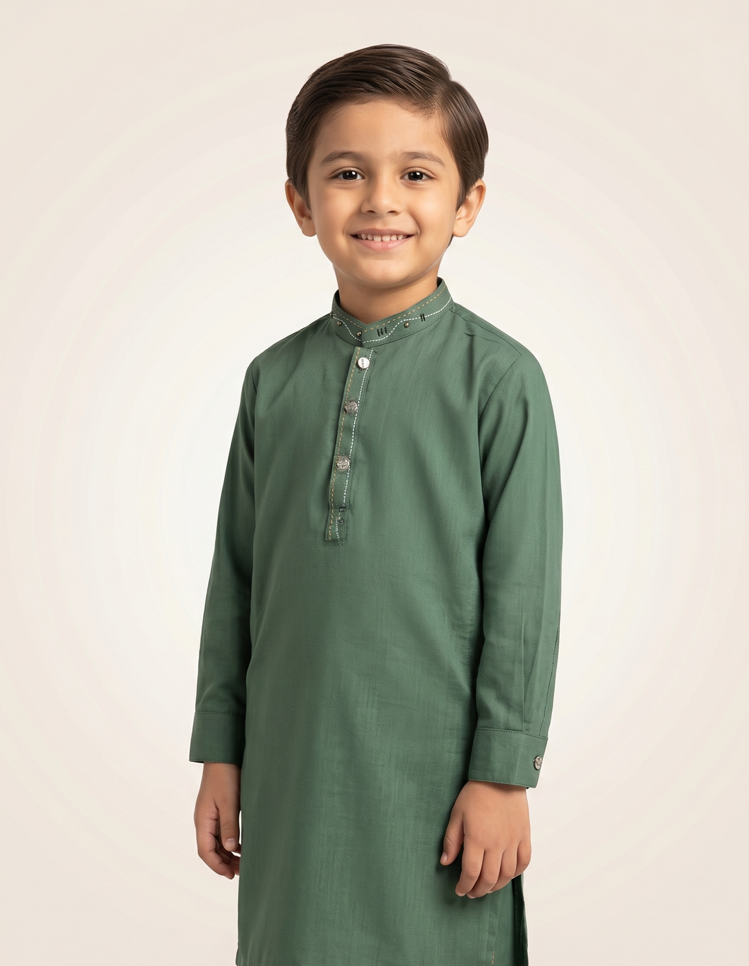 Fern Green Kurta Trouser D-005
