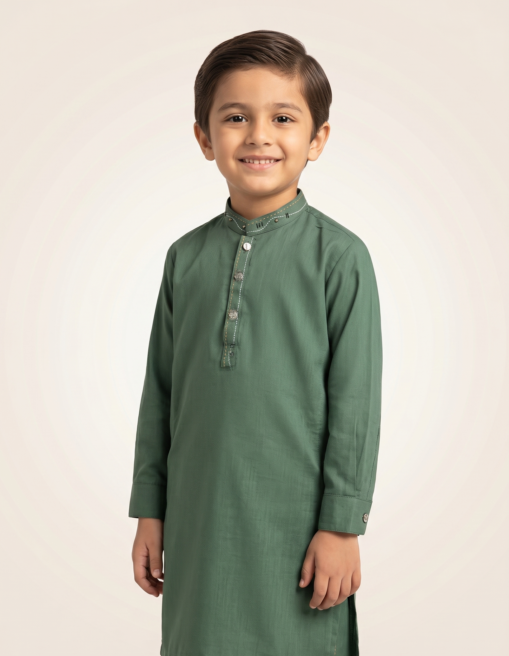 Fern Green Kurta Trouser D-005