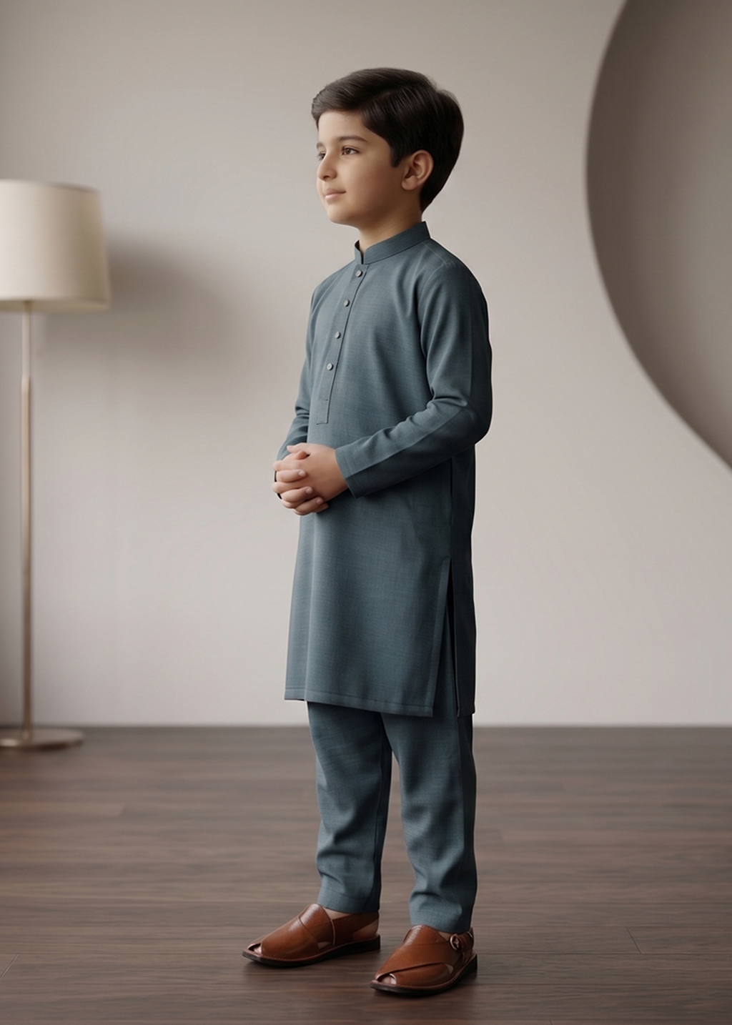 Teal Green Kurta Trouser Kt 006