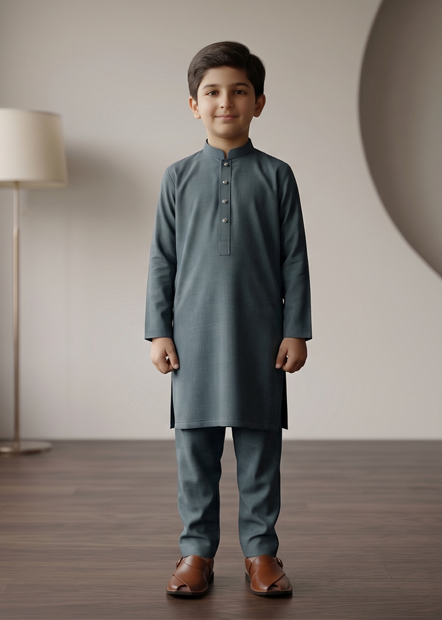 Teal Green Kurta Trouser Kt 006