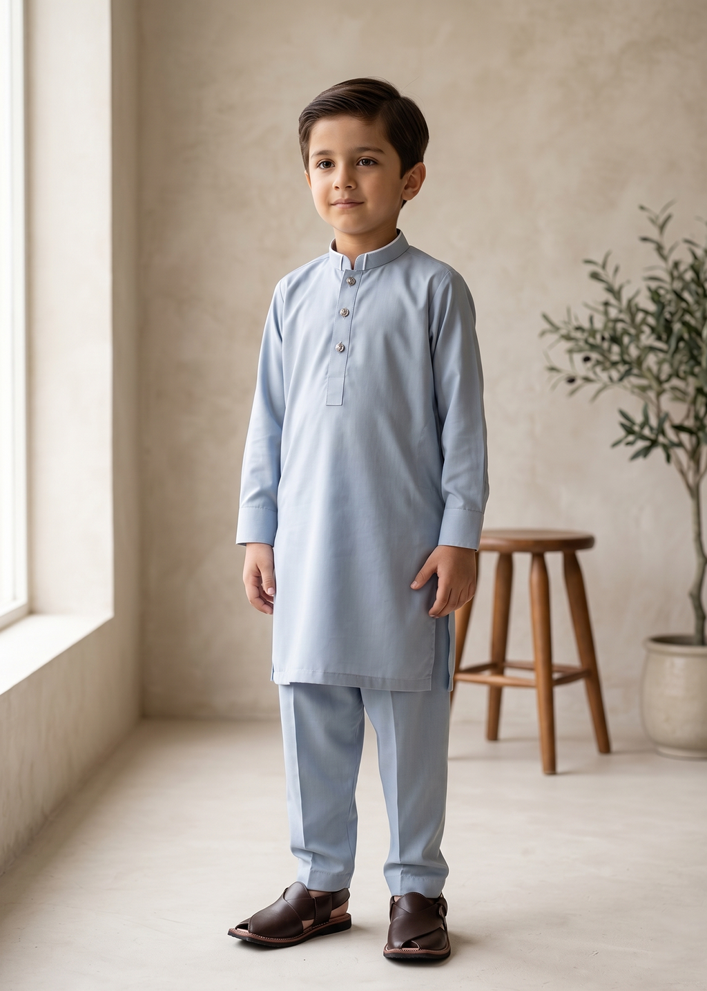 Periwinkle Kurta Trouser Kt-003