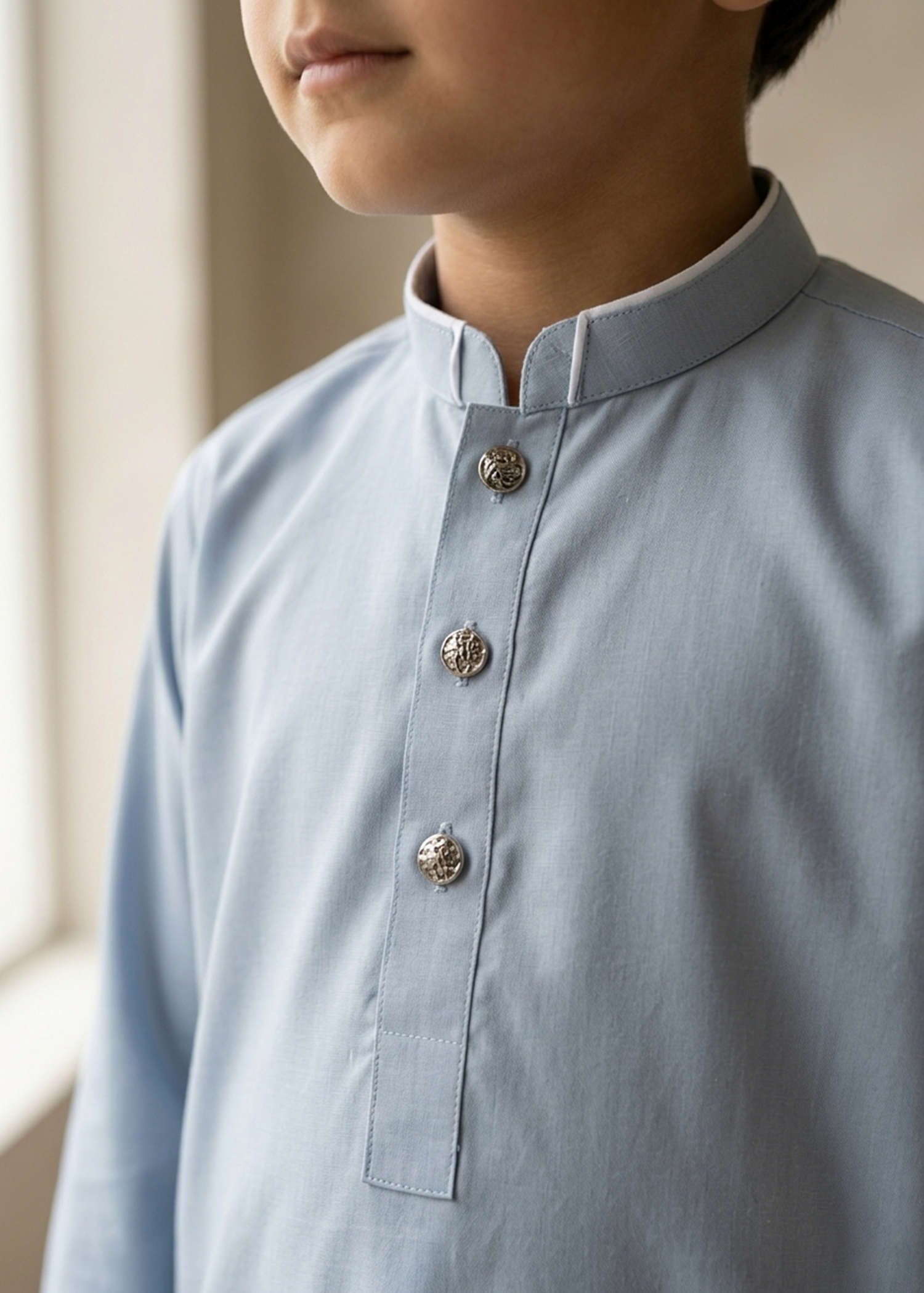 Light Blue Kurta Trouser Kt 003