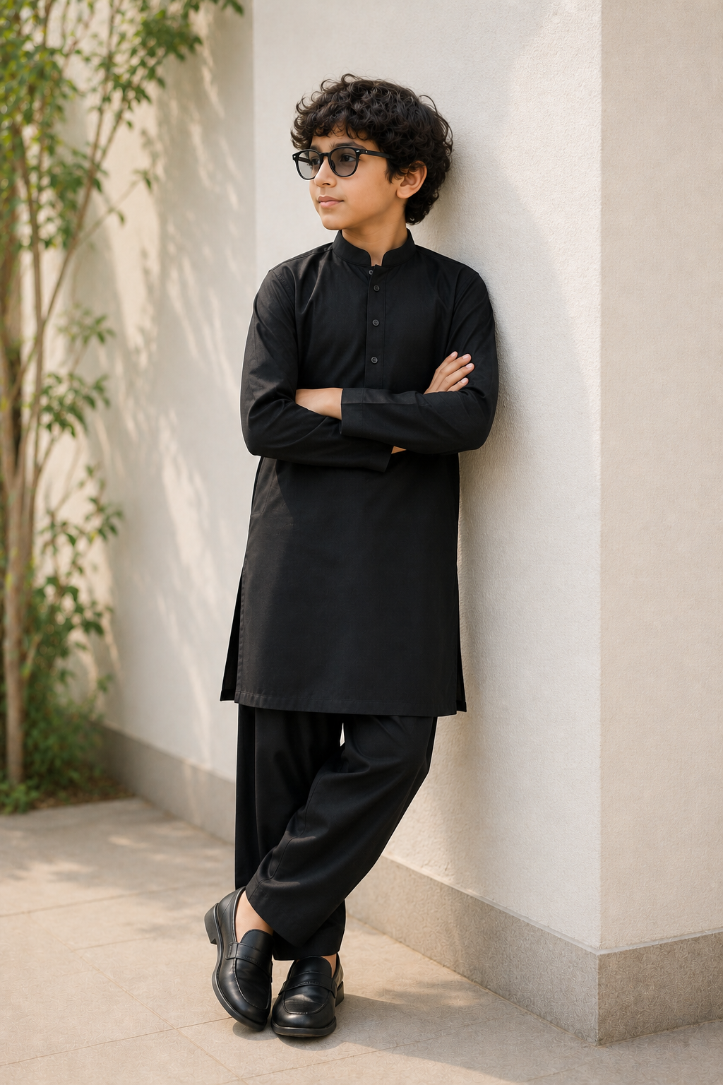 Pitch Black Kurta Trouser Kt-015