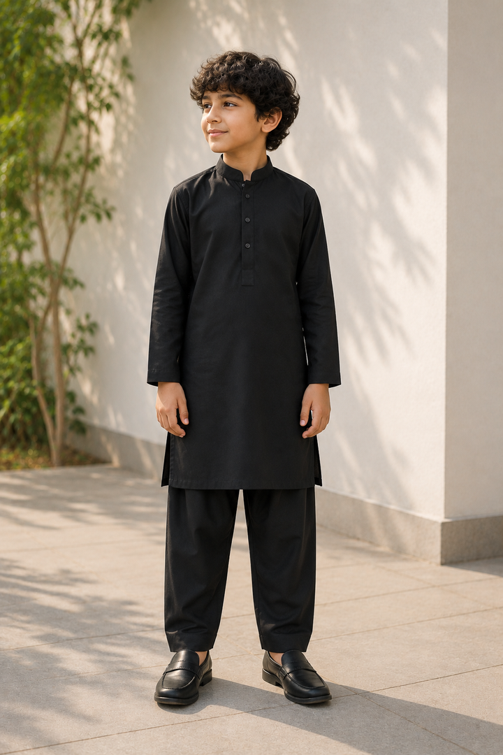 Pitch Black Kurta Trouser Kt-015