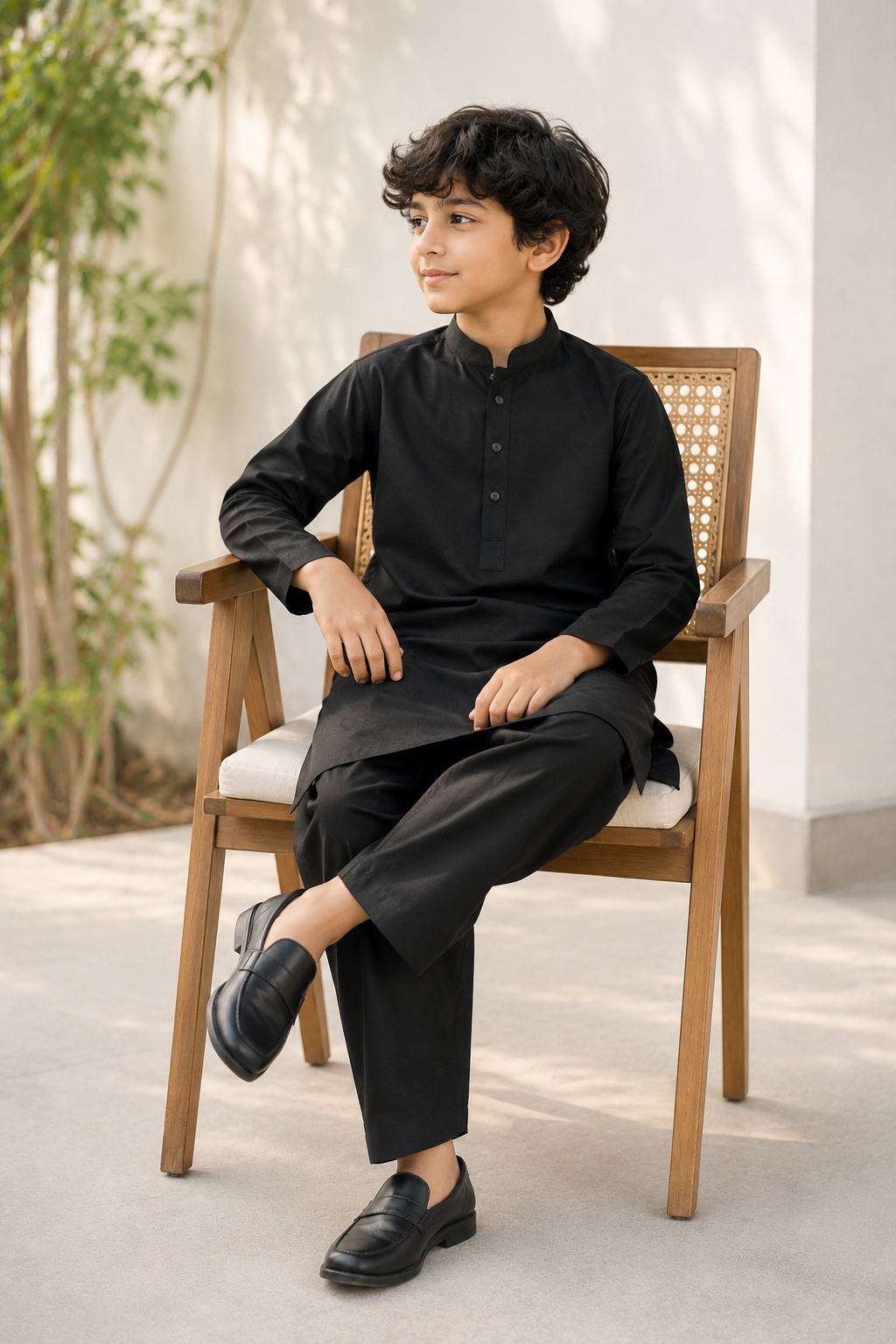 Pitch Black Kurta Trouser Kt-015