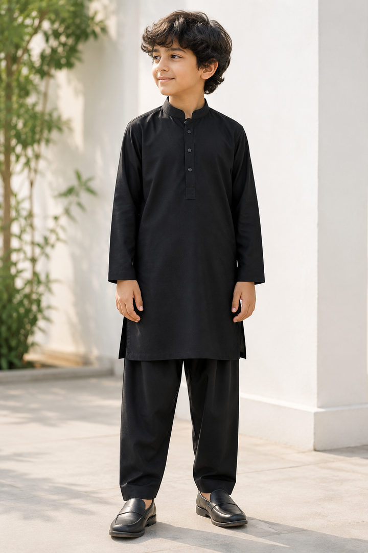 Pitch Black Kurta Trouser Kt-015