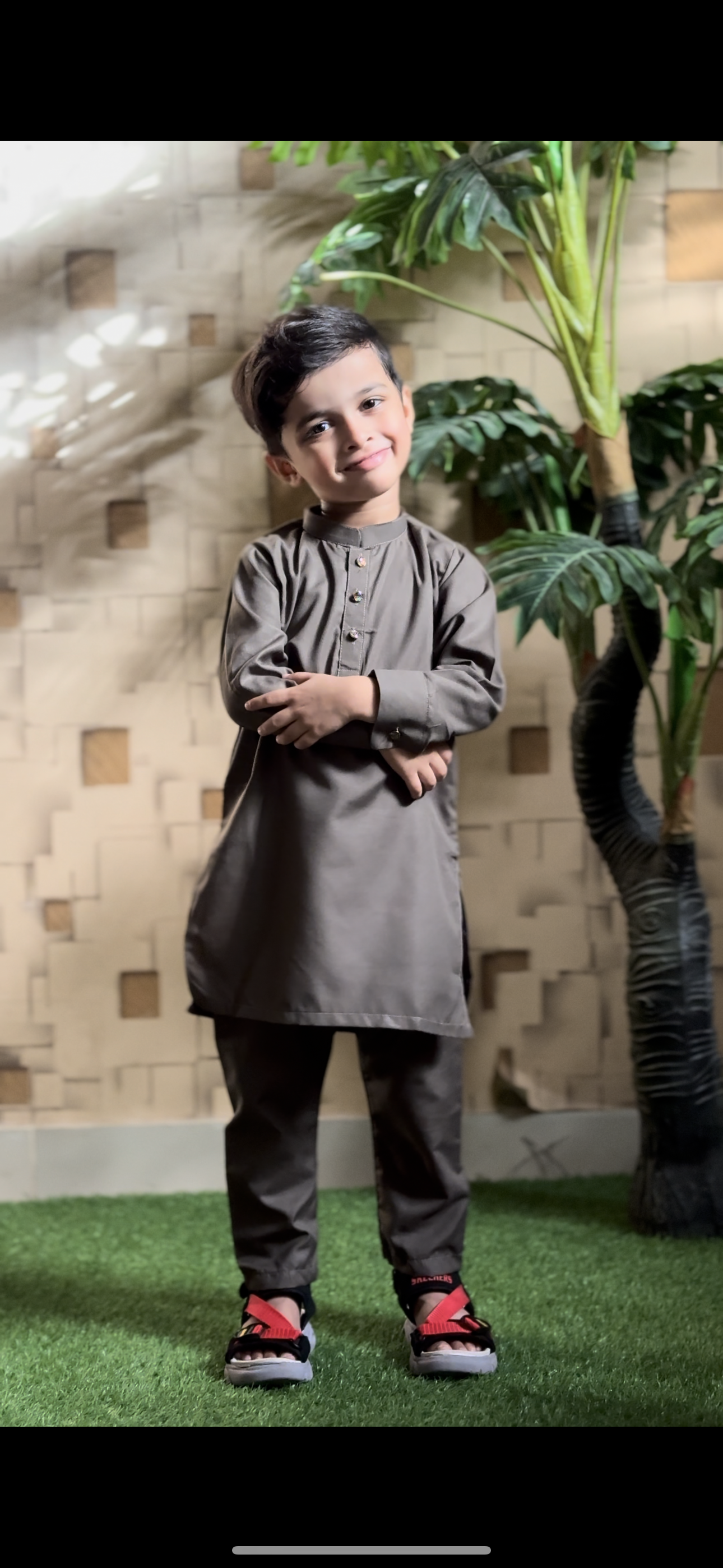 Army Green Kurta Trouser Kt-005