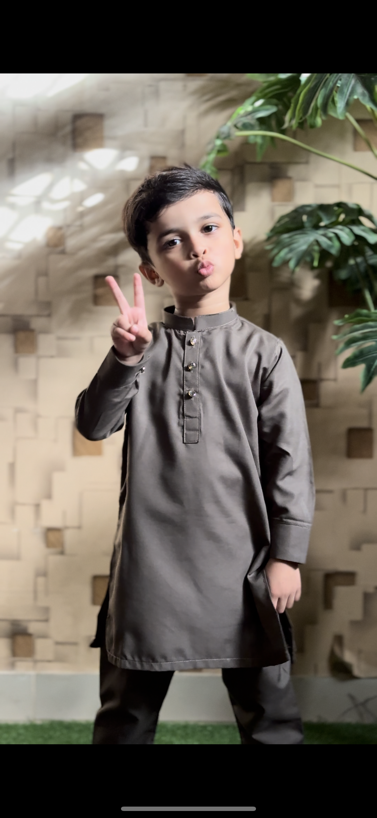 Army Green Kurta Trouser Kt-005