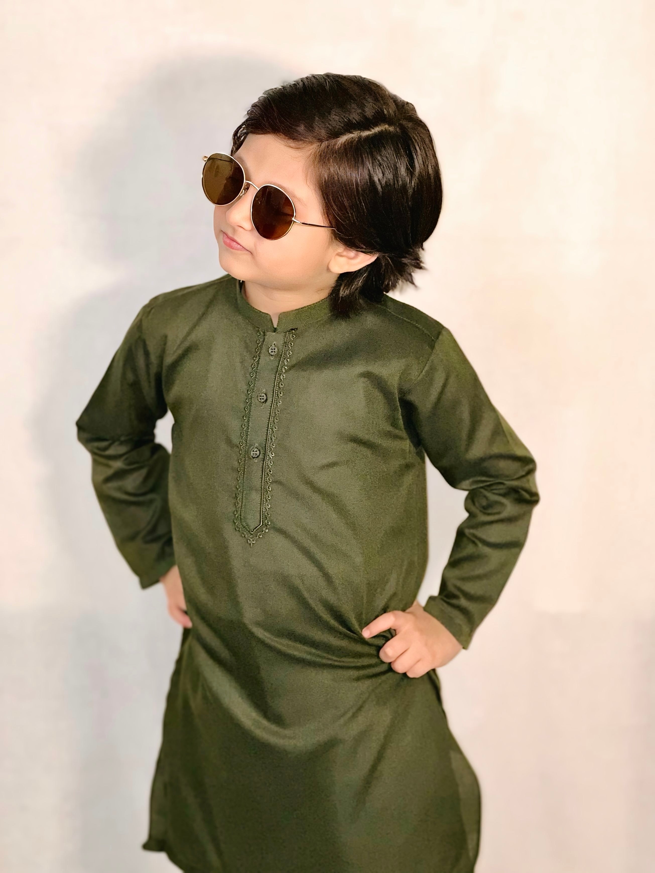 Forest Green Kurta Trouser Kt-014
