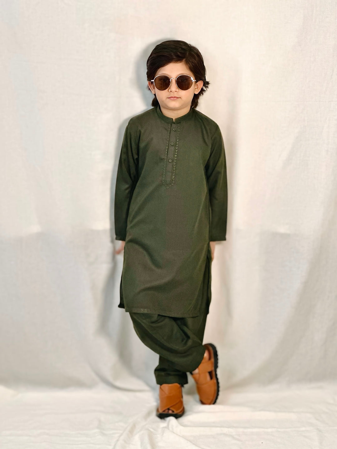 Forest Green Kurta Trouser Kt-014