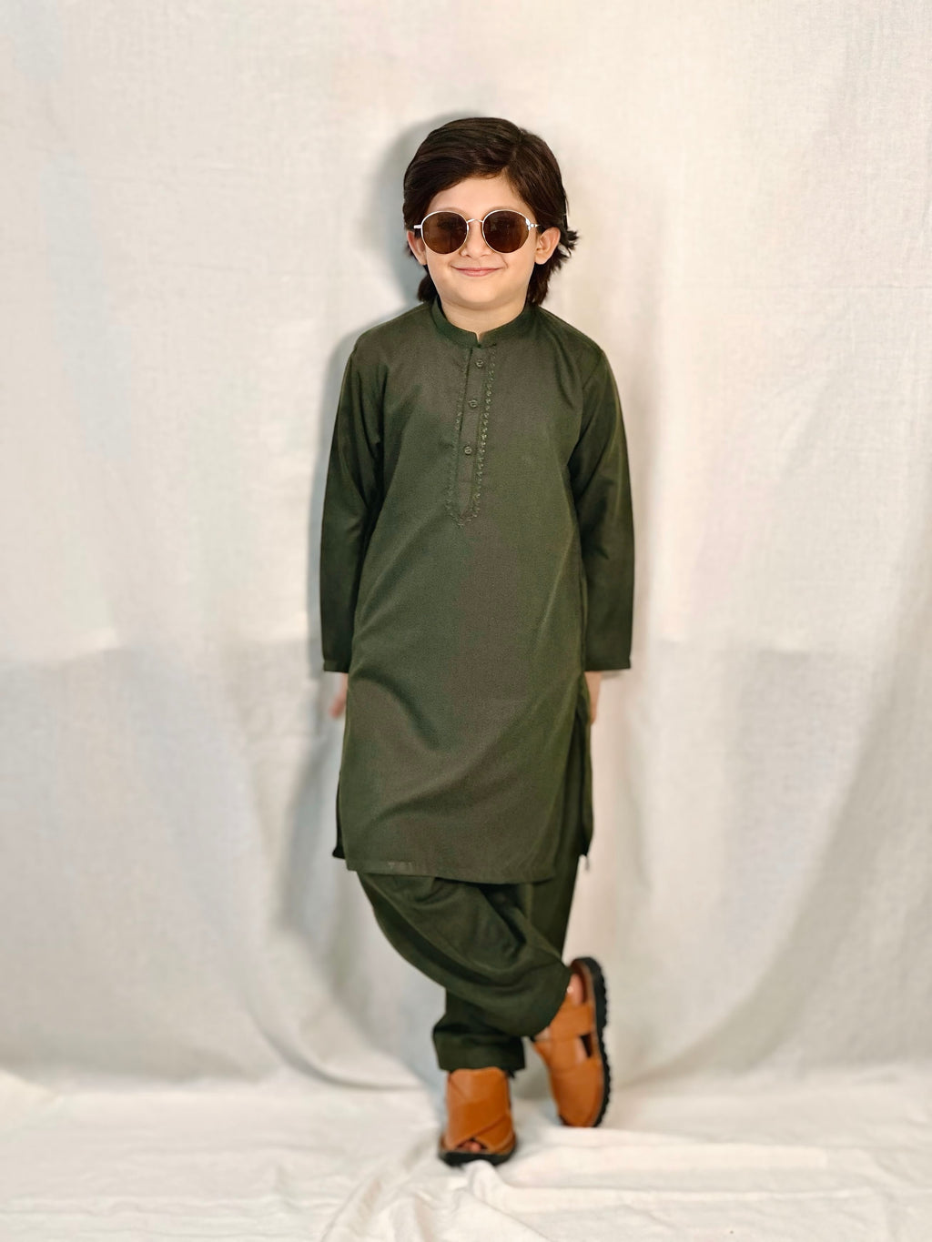 Forest Green Kurta Trouser Kt-014