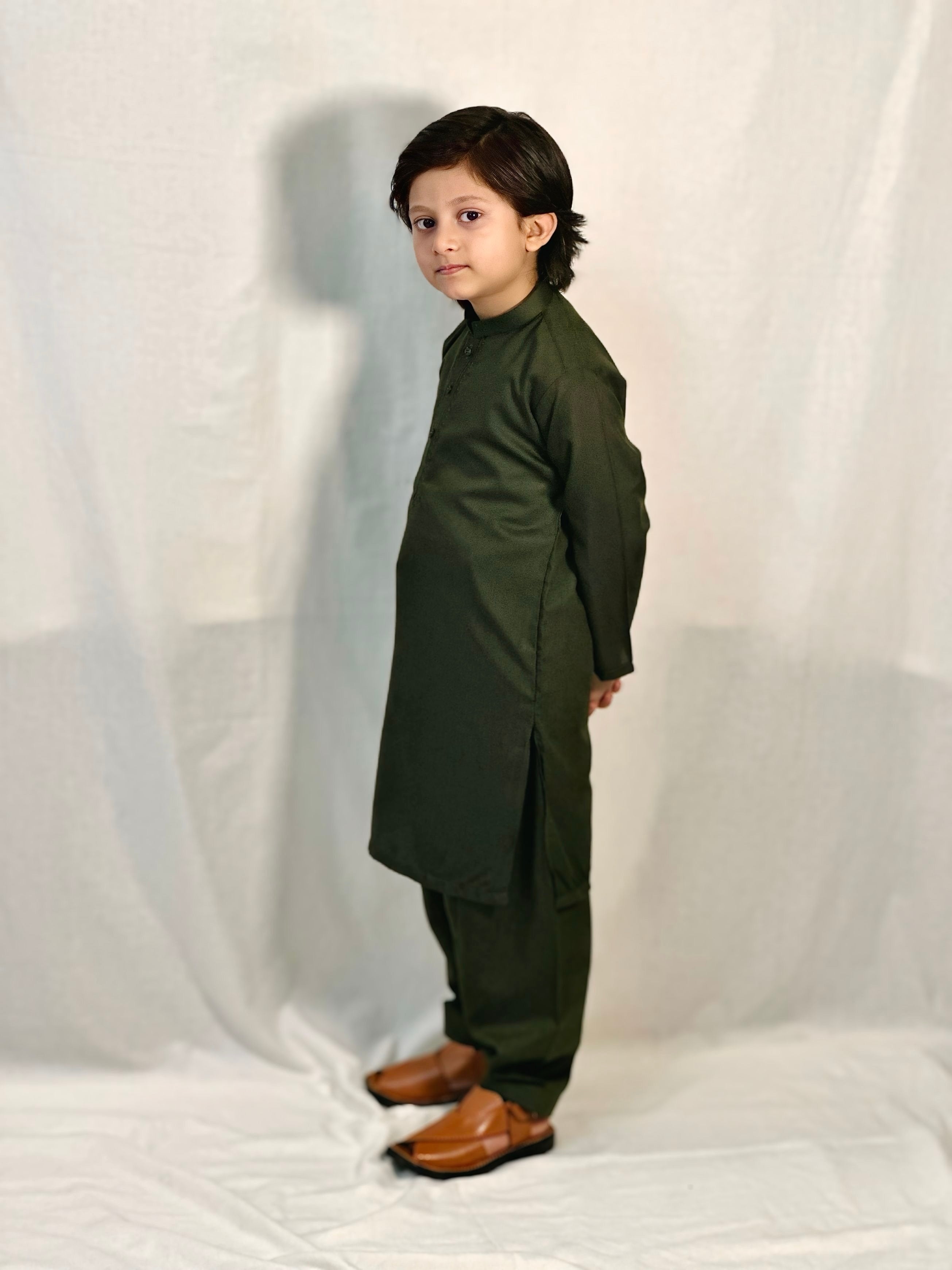 Forest Green Kurta Trouser Kt-014