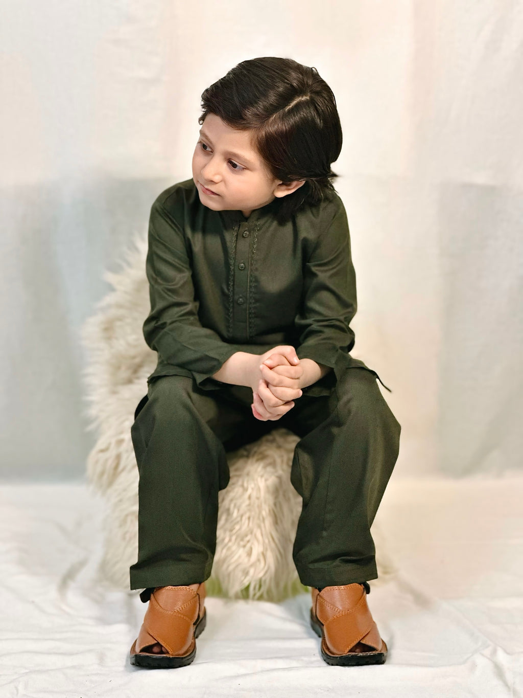 Forest Green Kurta Trouser Kt-014