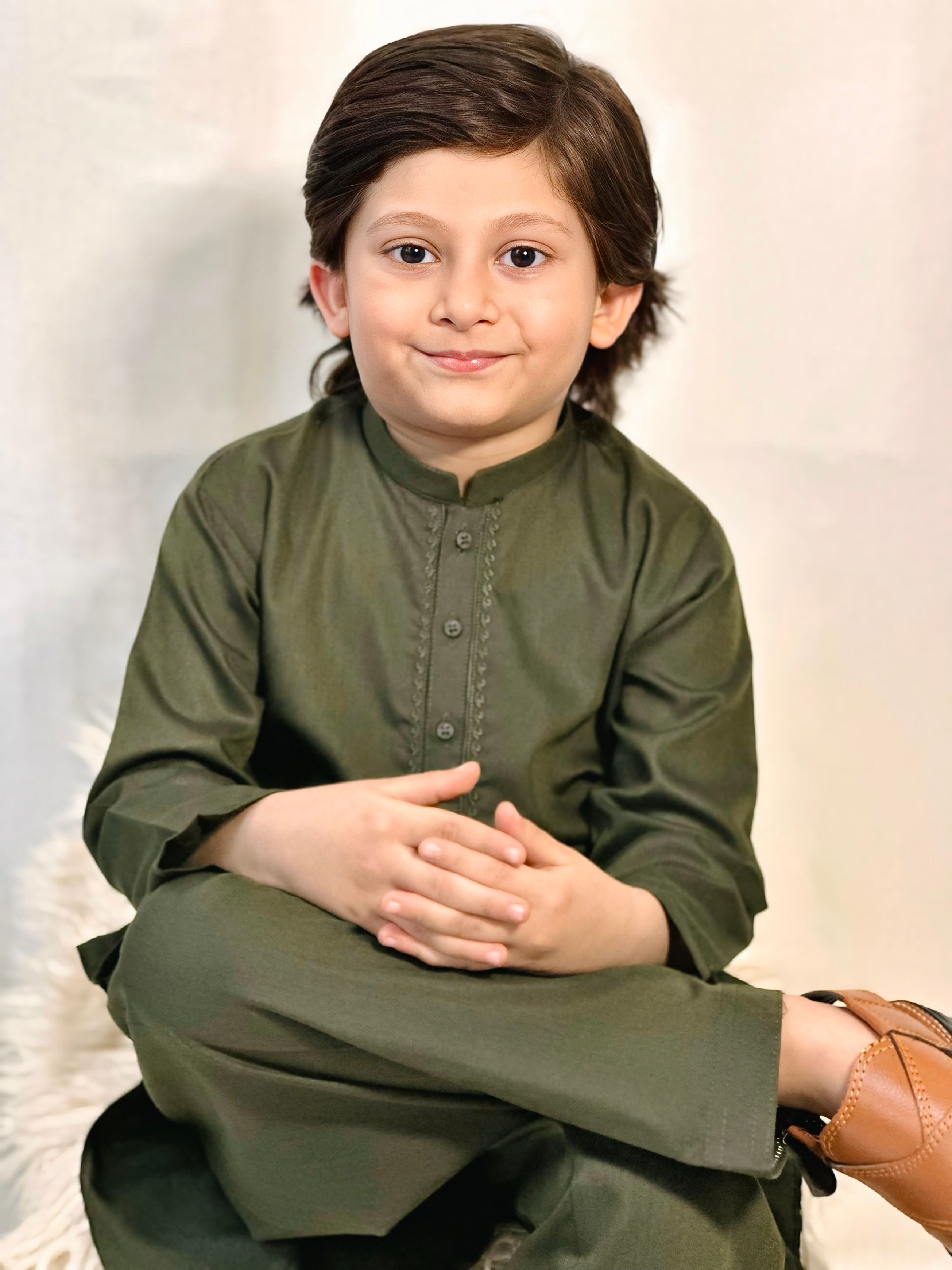 Forest Green Kurta Trouser Kt-014