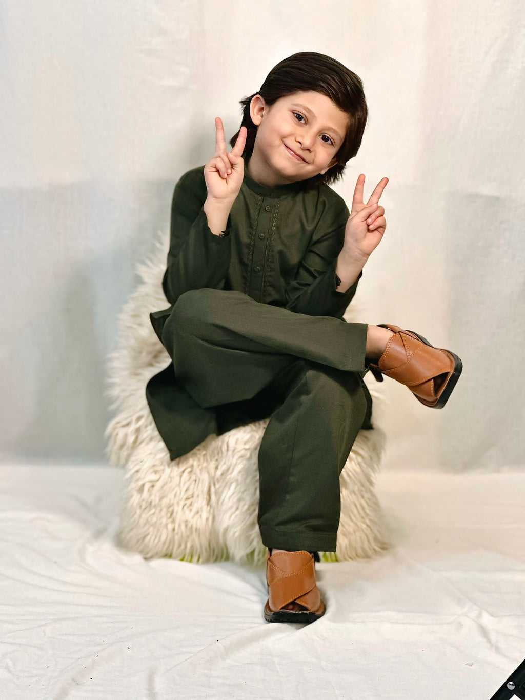 Forest Green Kurta Trouser Kt-014