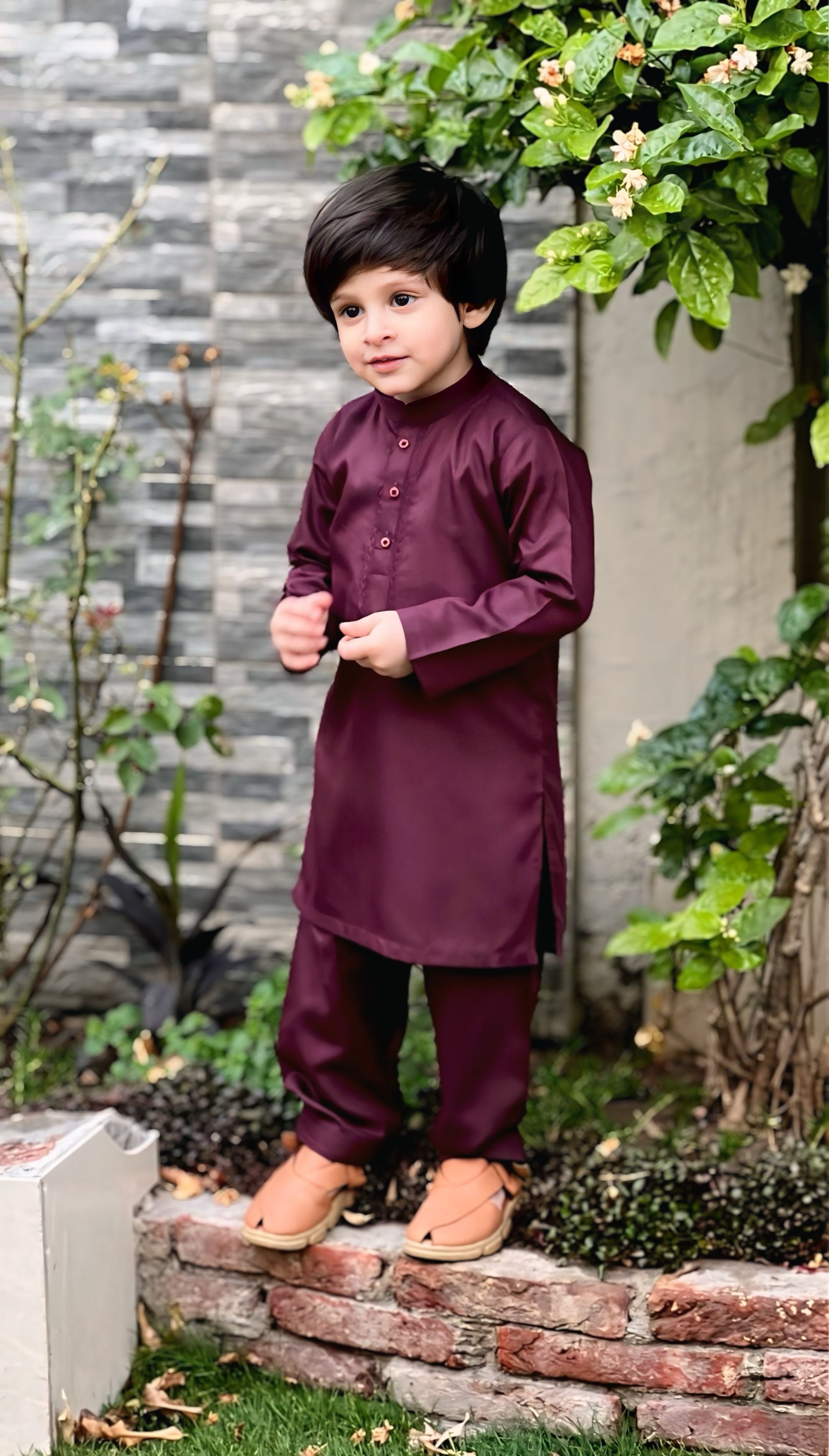 Claret Red Kurta Trouser Kt-013