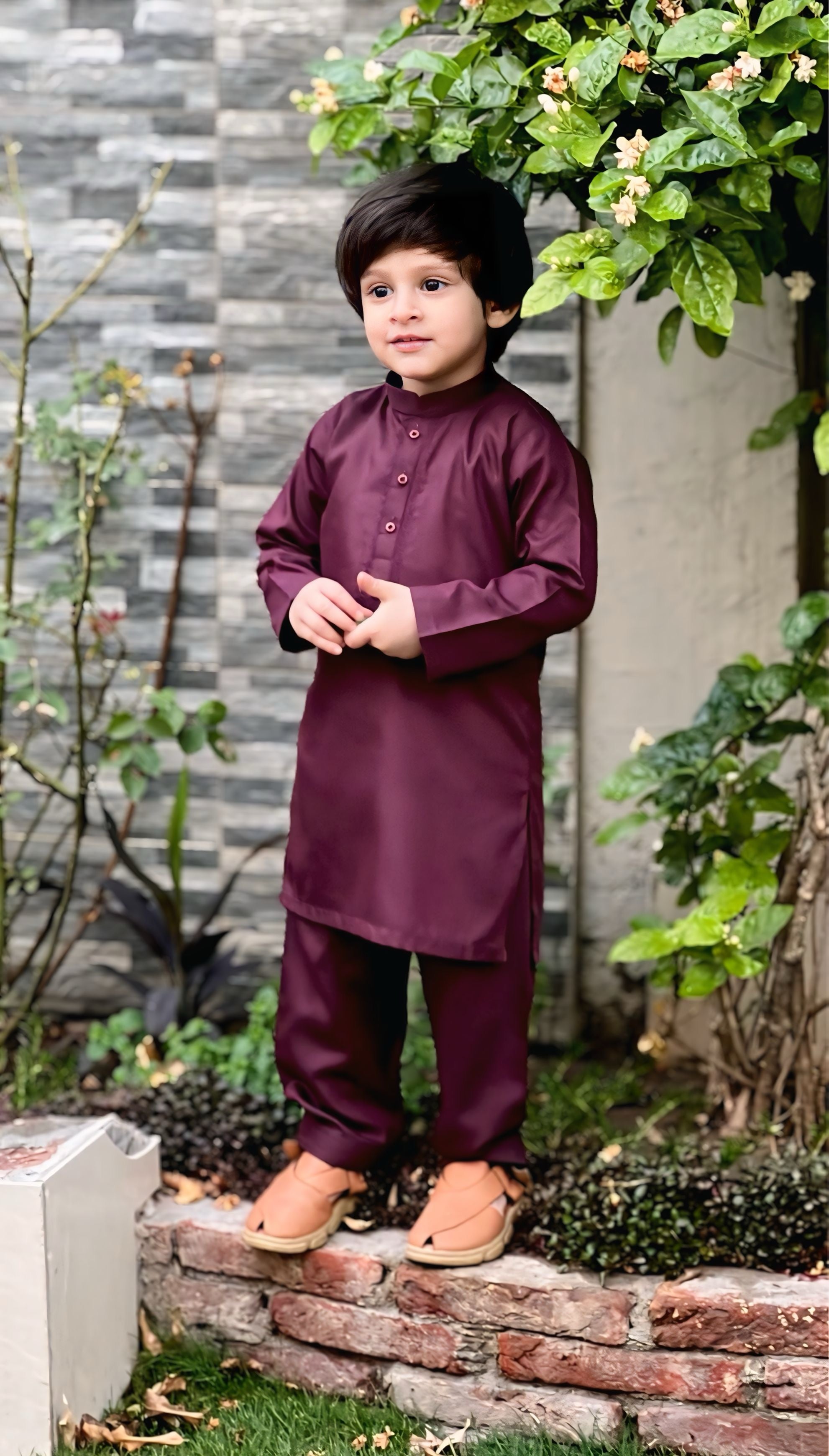 Claret Red Kurta Trouser Kt-013