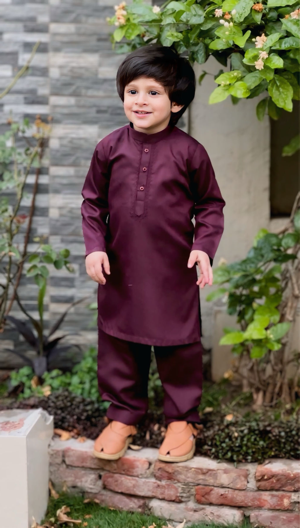 Claret Red Kurta Trouser Kt-013