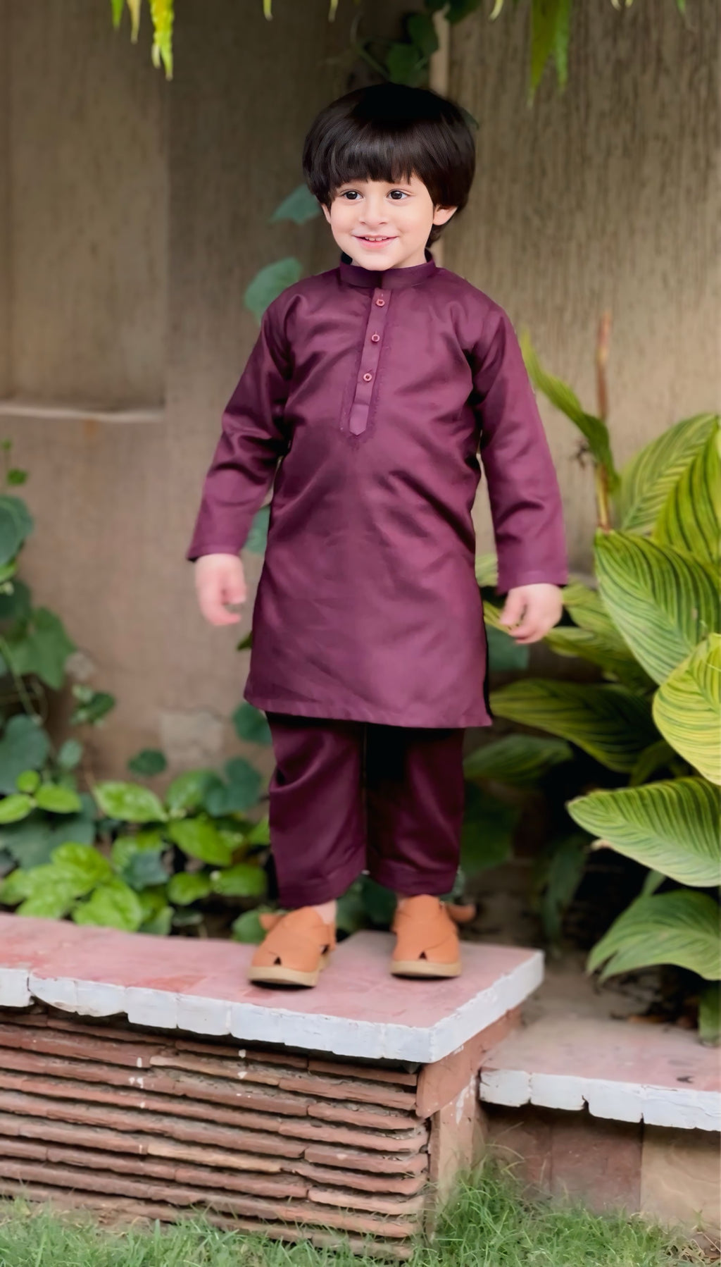Claret Red Kurta Trouser Kt-013