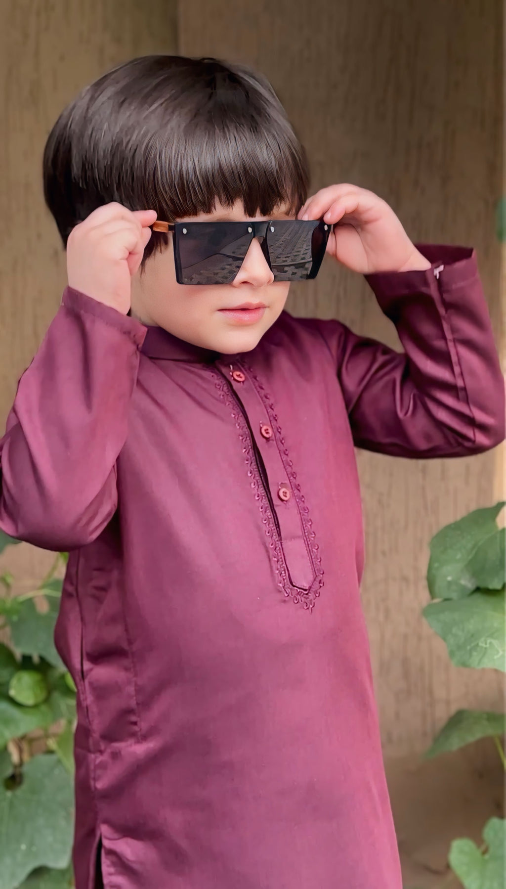 Claret Red Kurta Trouser Kt-013