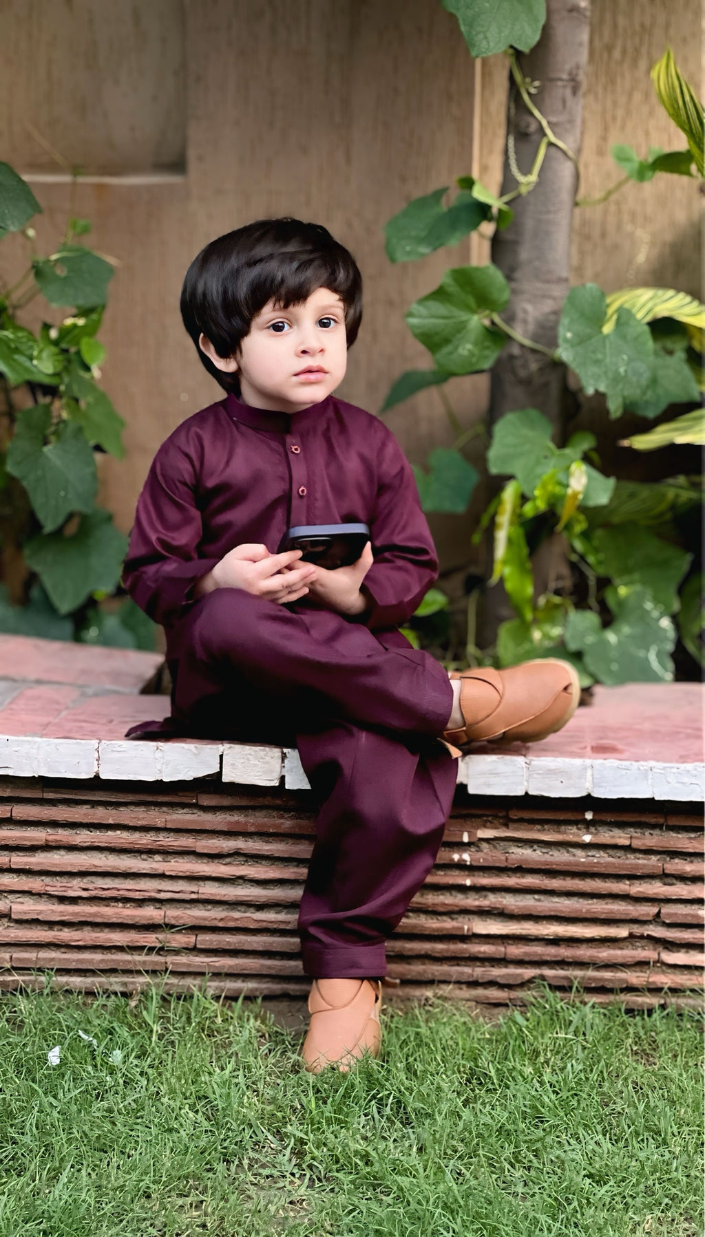 Claret Red Kurta Trouser Kt-013