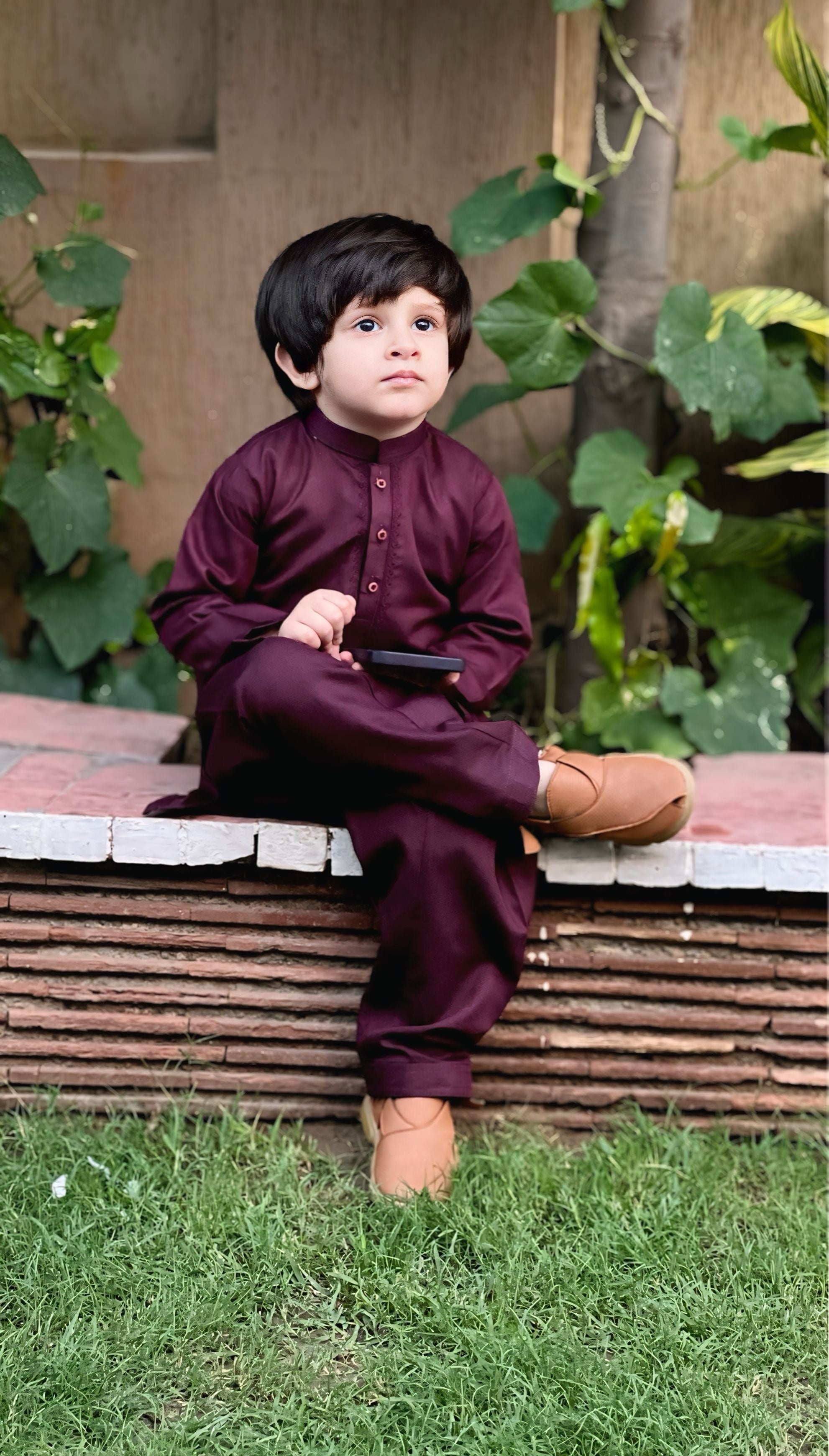 Claret Red Kurta Trouser Kt-013