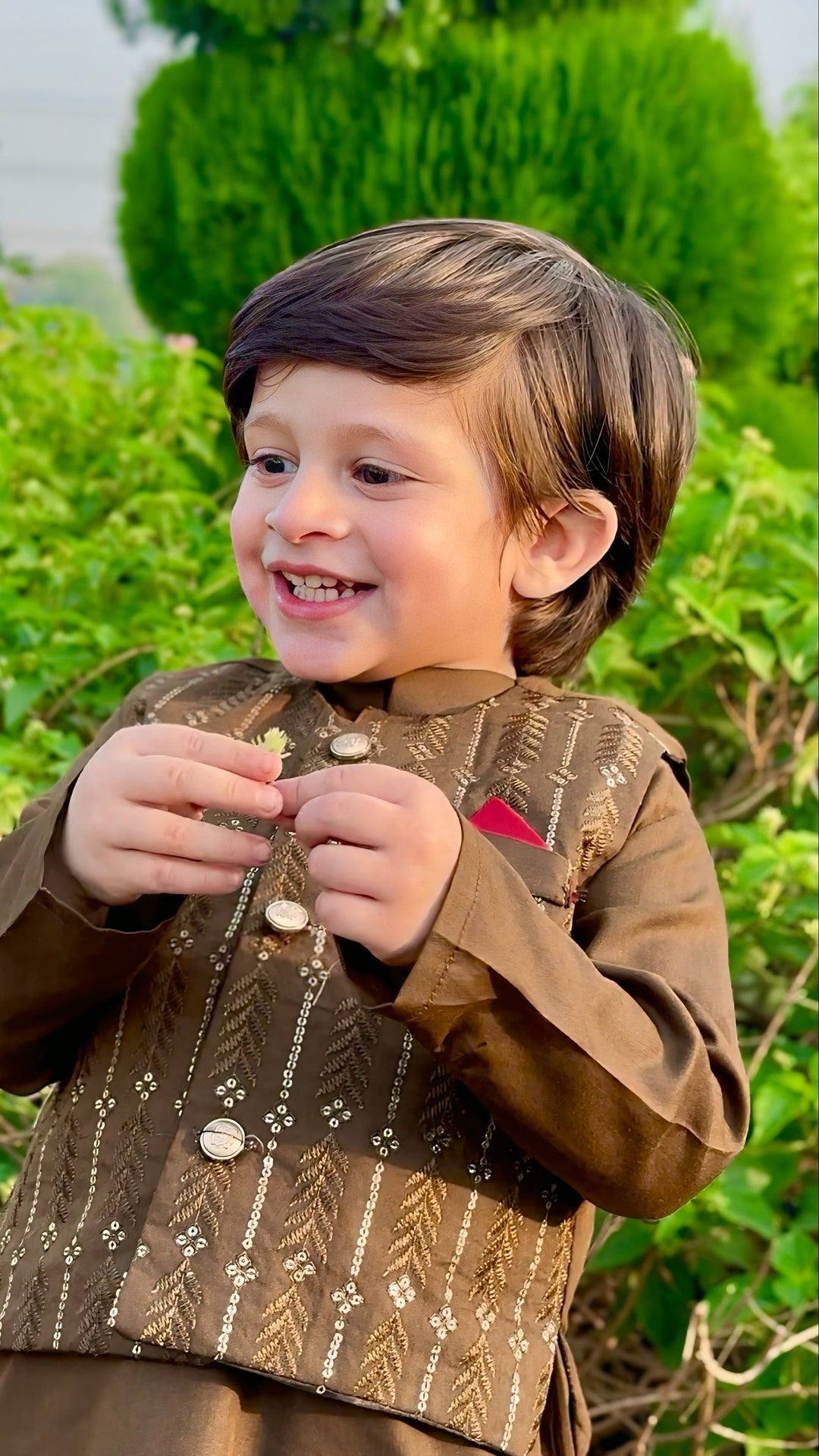 Peanut Brown Waistcoat Suit WS 005