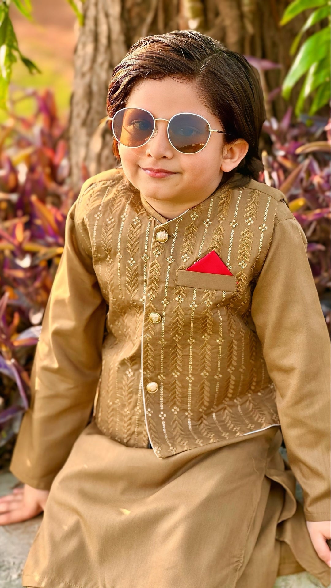 Goldenrod Waistcoat Suit WS 004