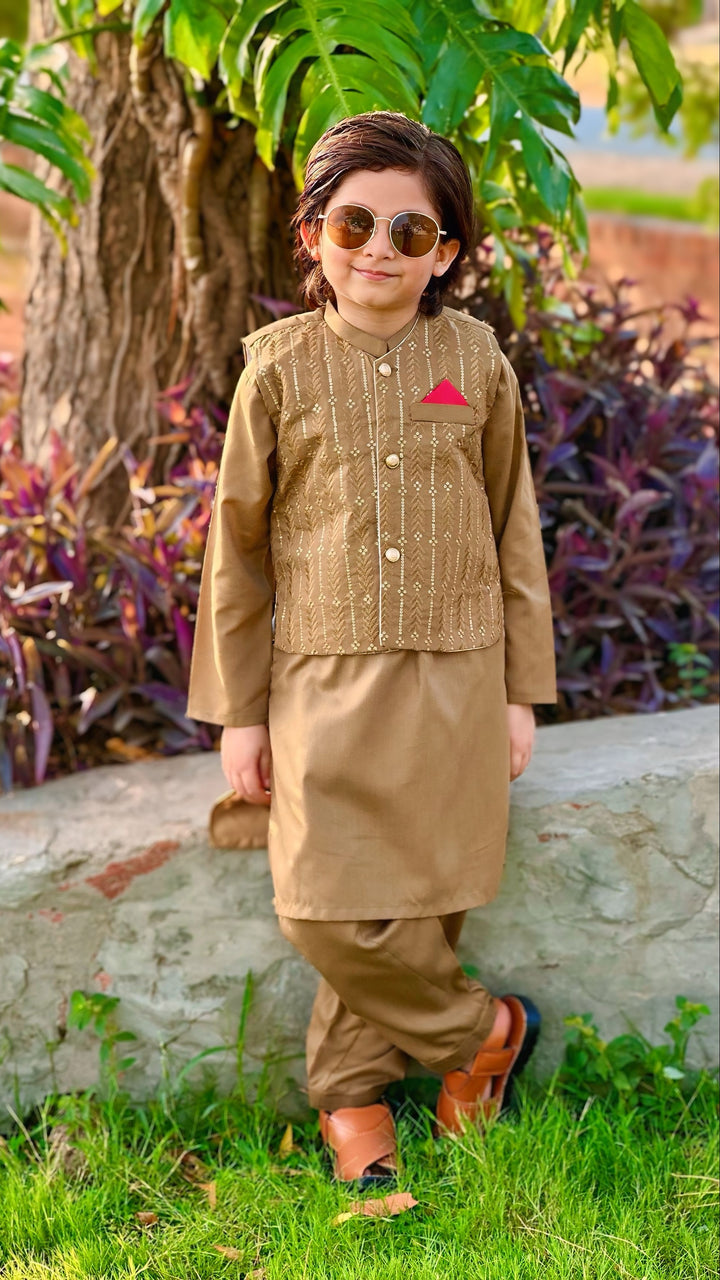 Goldenrod Waistcoat Suit WS 004