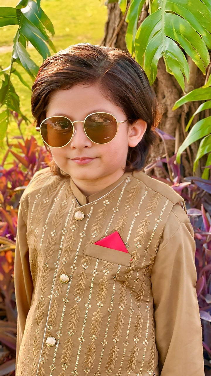 Goldenrod Waistcoat Suit WS 004