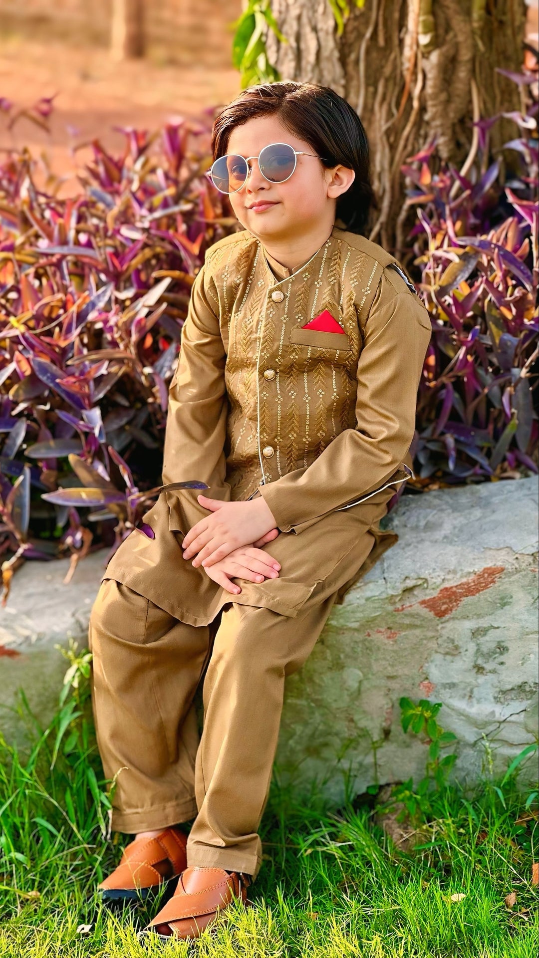 Goldenrod Waistcoat Suit WS 004
