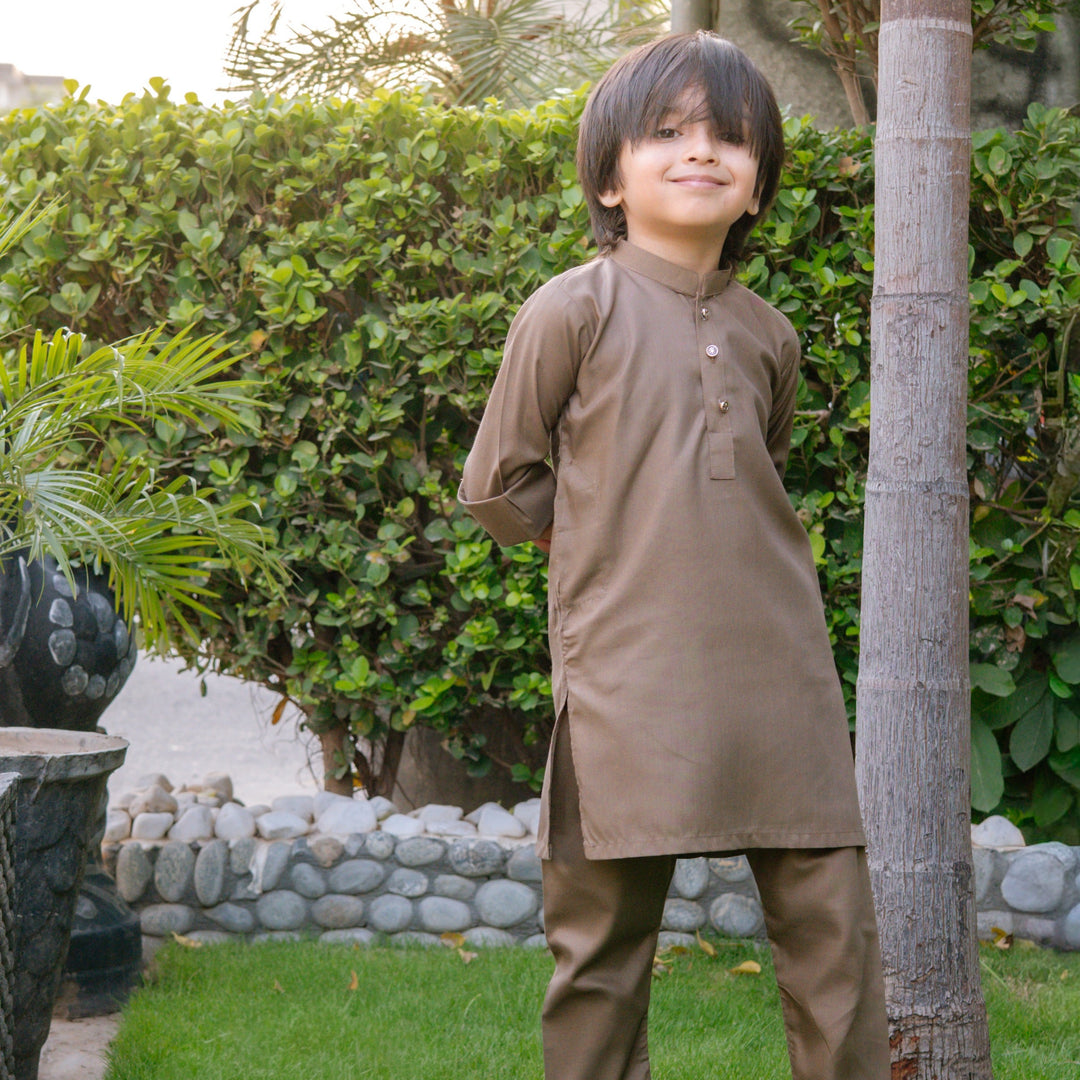 Walnut Brown Kurta Trouser Kt-002