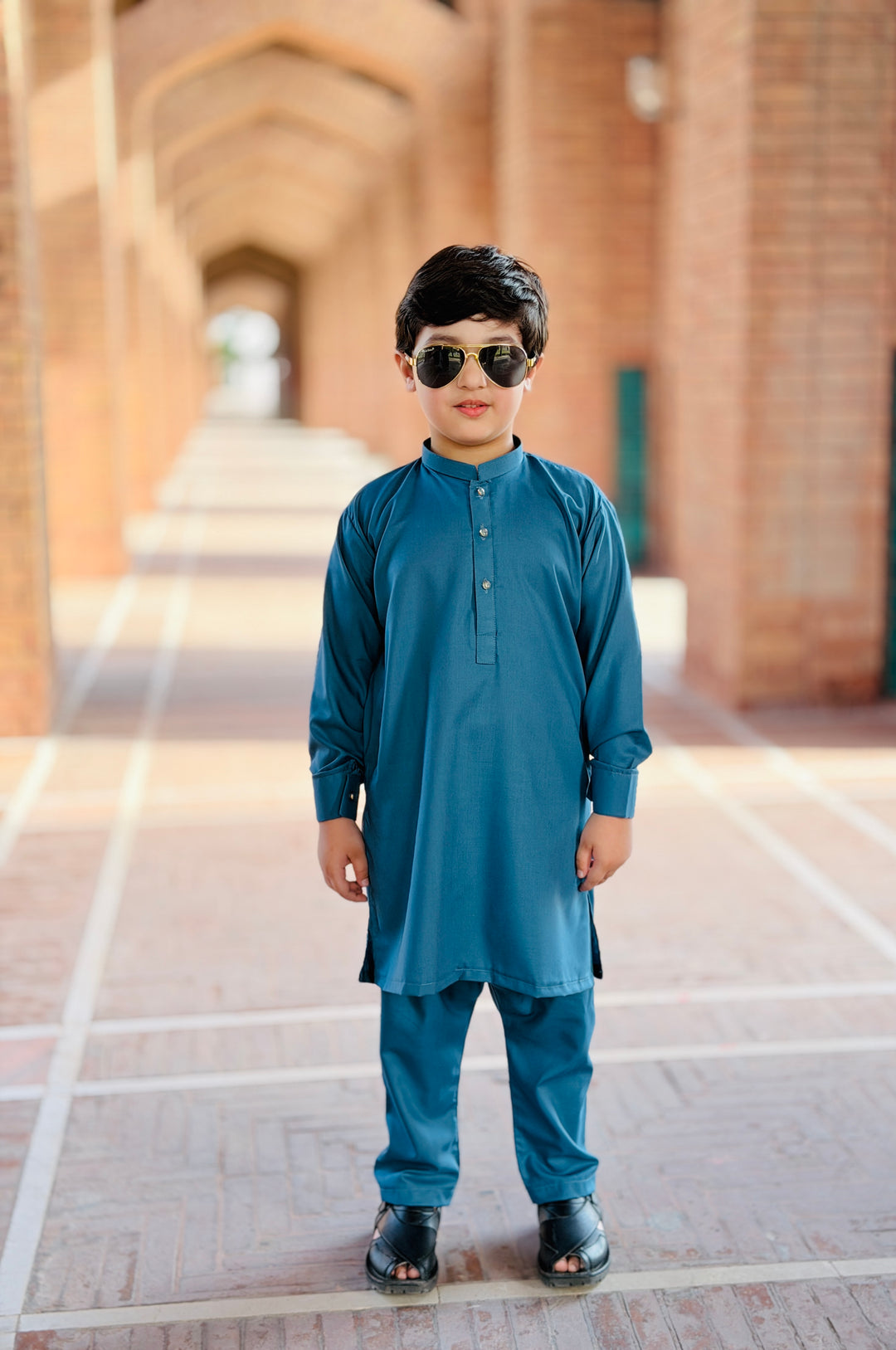 Steel Blue Kurta Trouser Kt-010