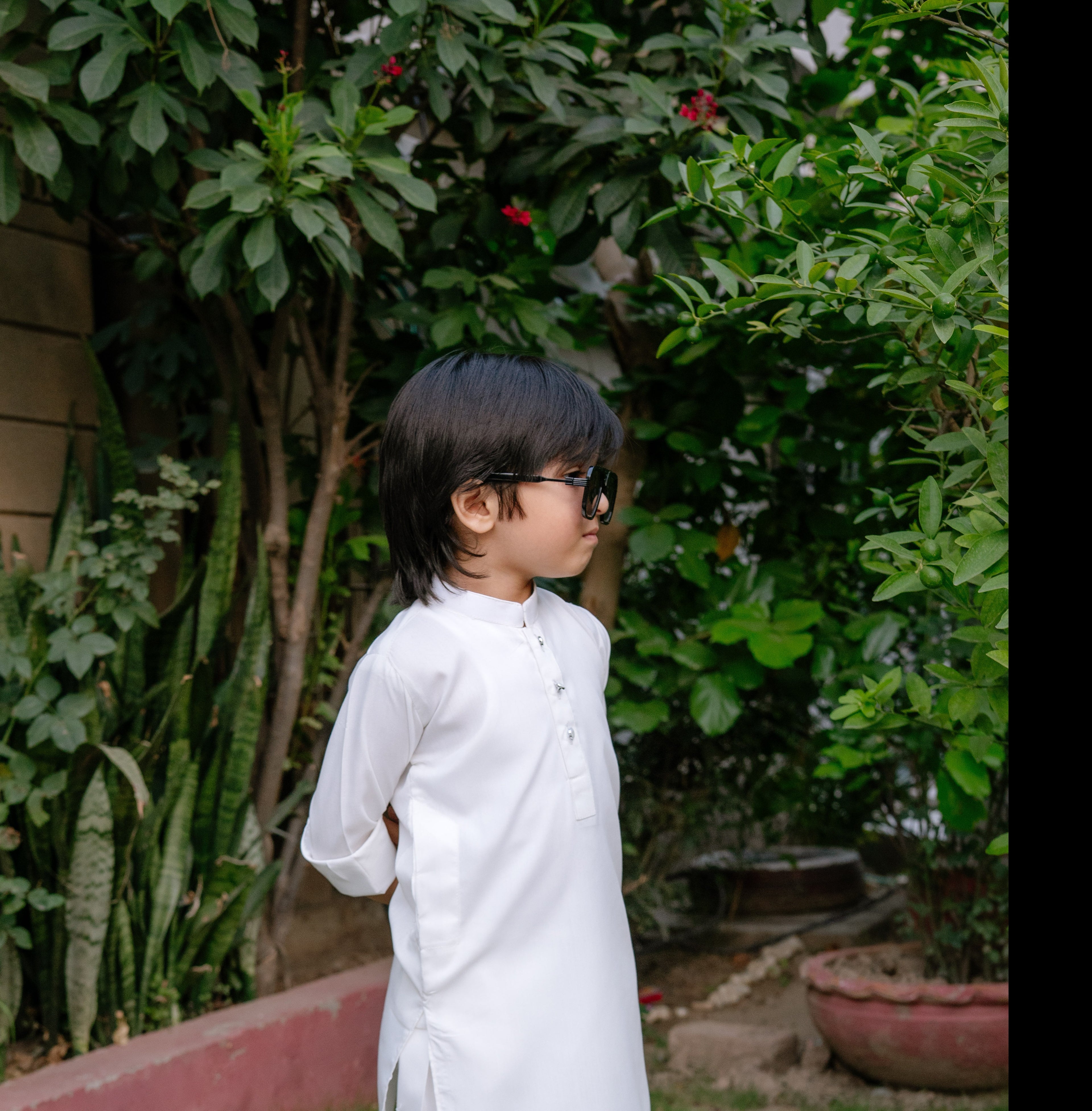 Off-White Kurta Trouser Kt-004
