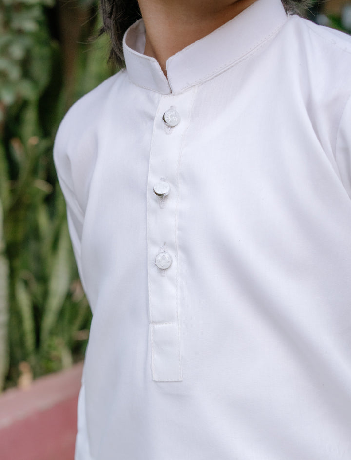 Off-White Kurta Trouser Kt-004