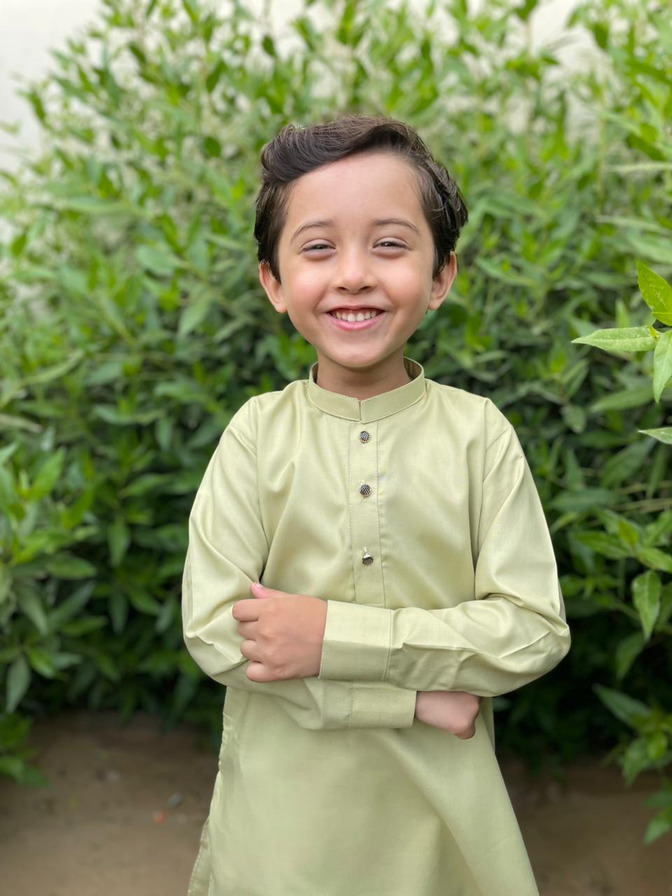 Tea Green Kurta Trouser Kt-008