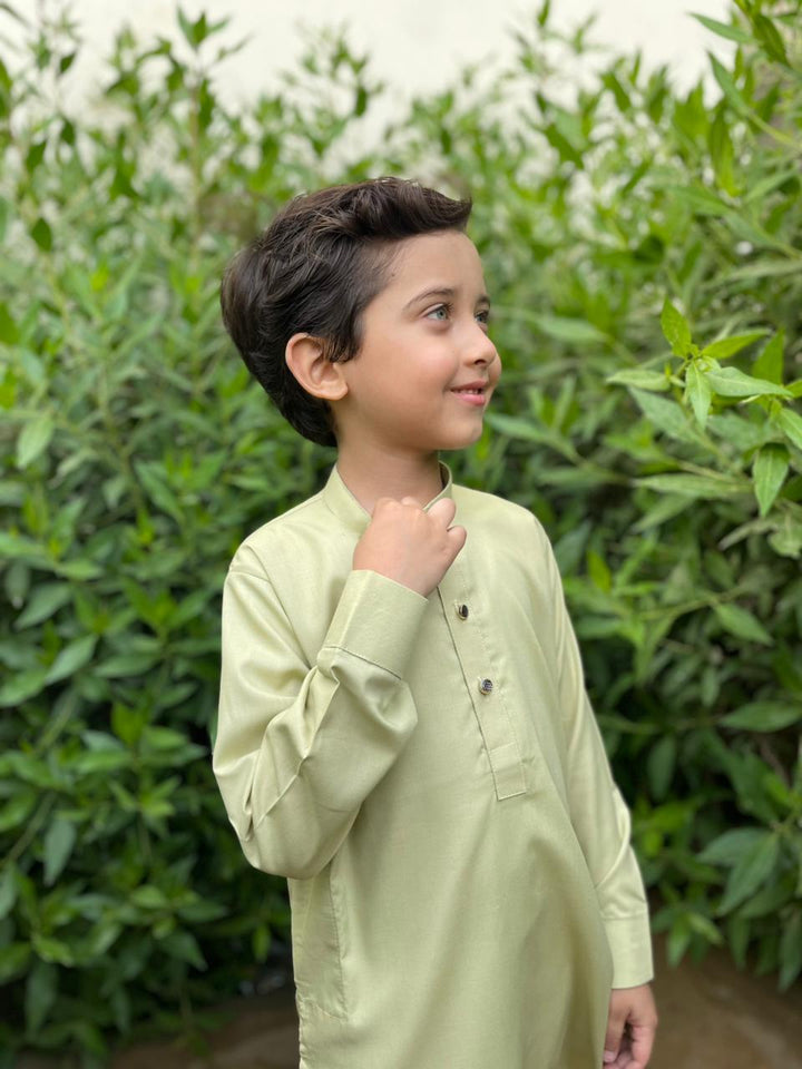 Tea Green Kurta Trouser Kt-008