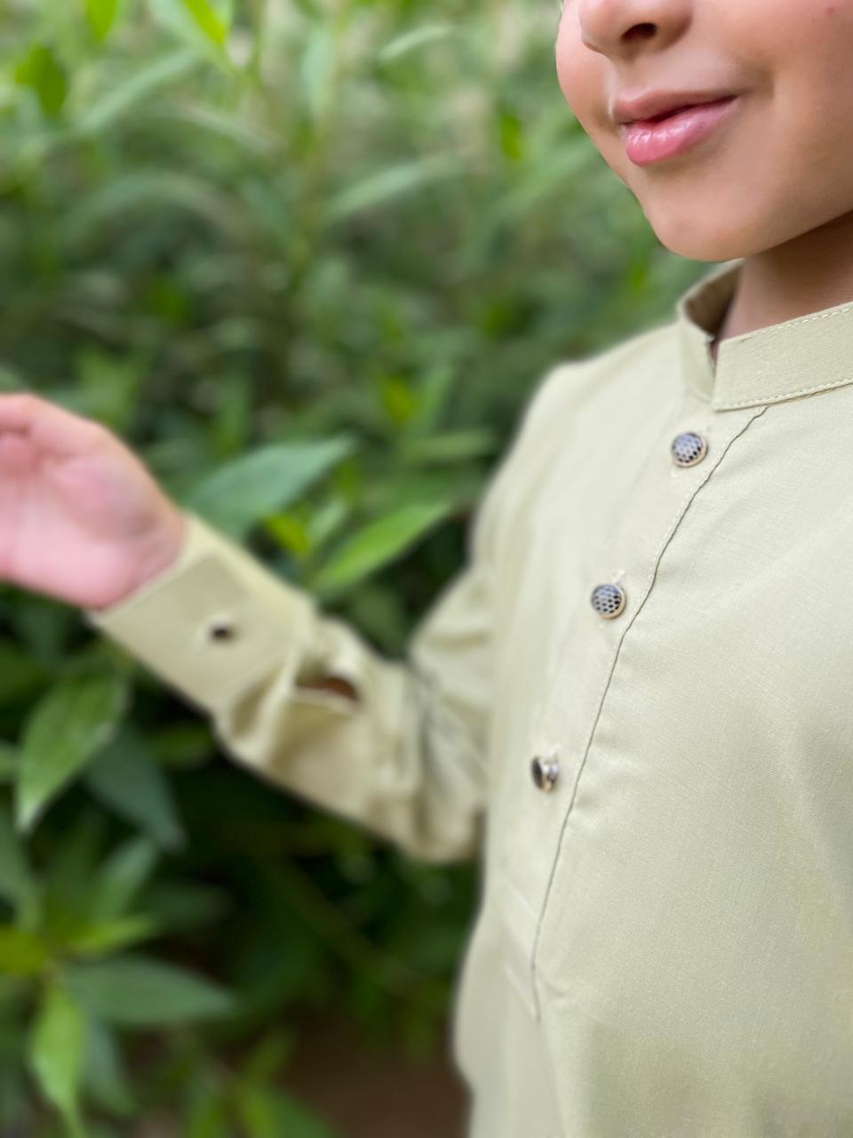 Tea Green Kurta Trouser Kt-008